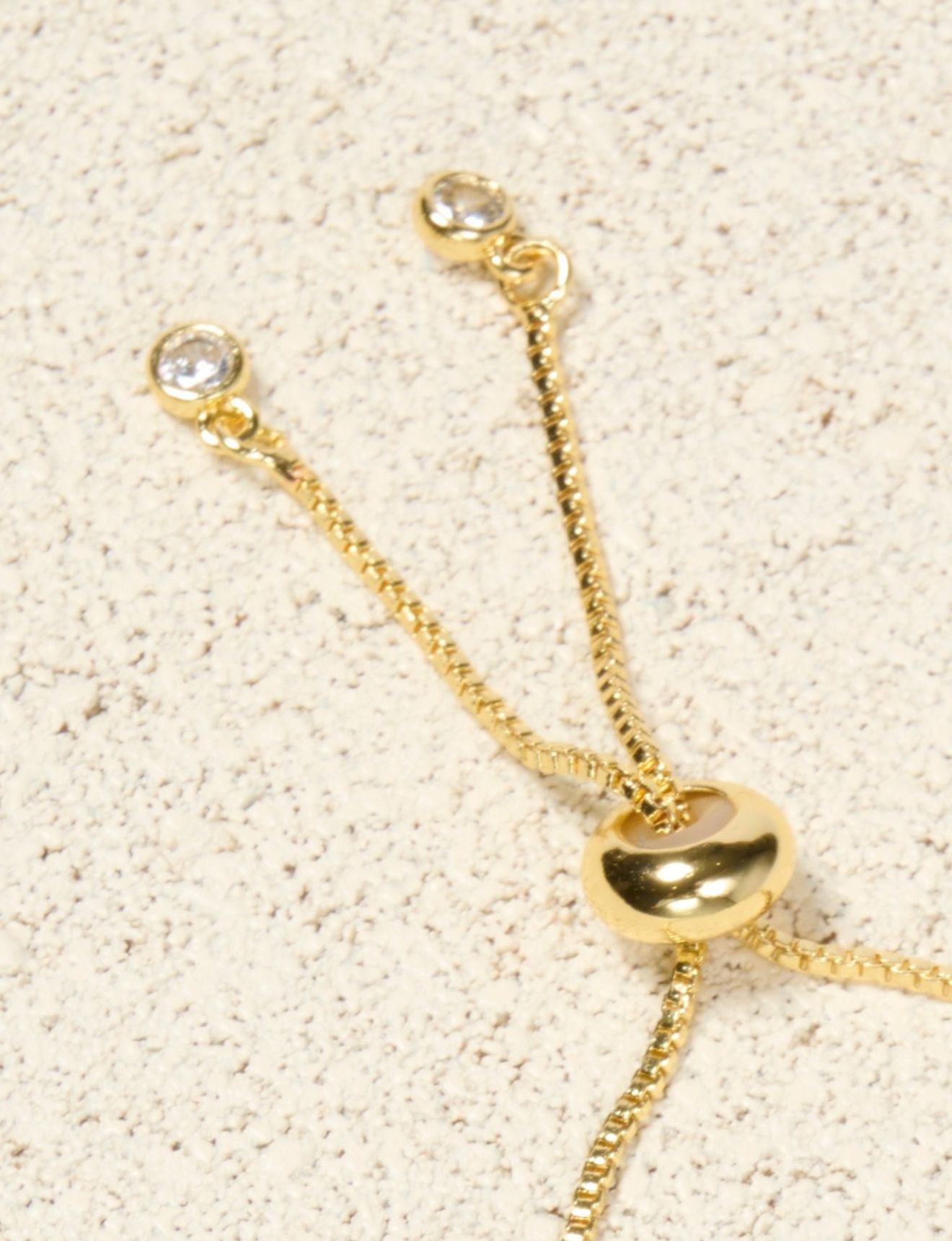 DIAMANTE PEARL CLOVER BRACELET