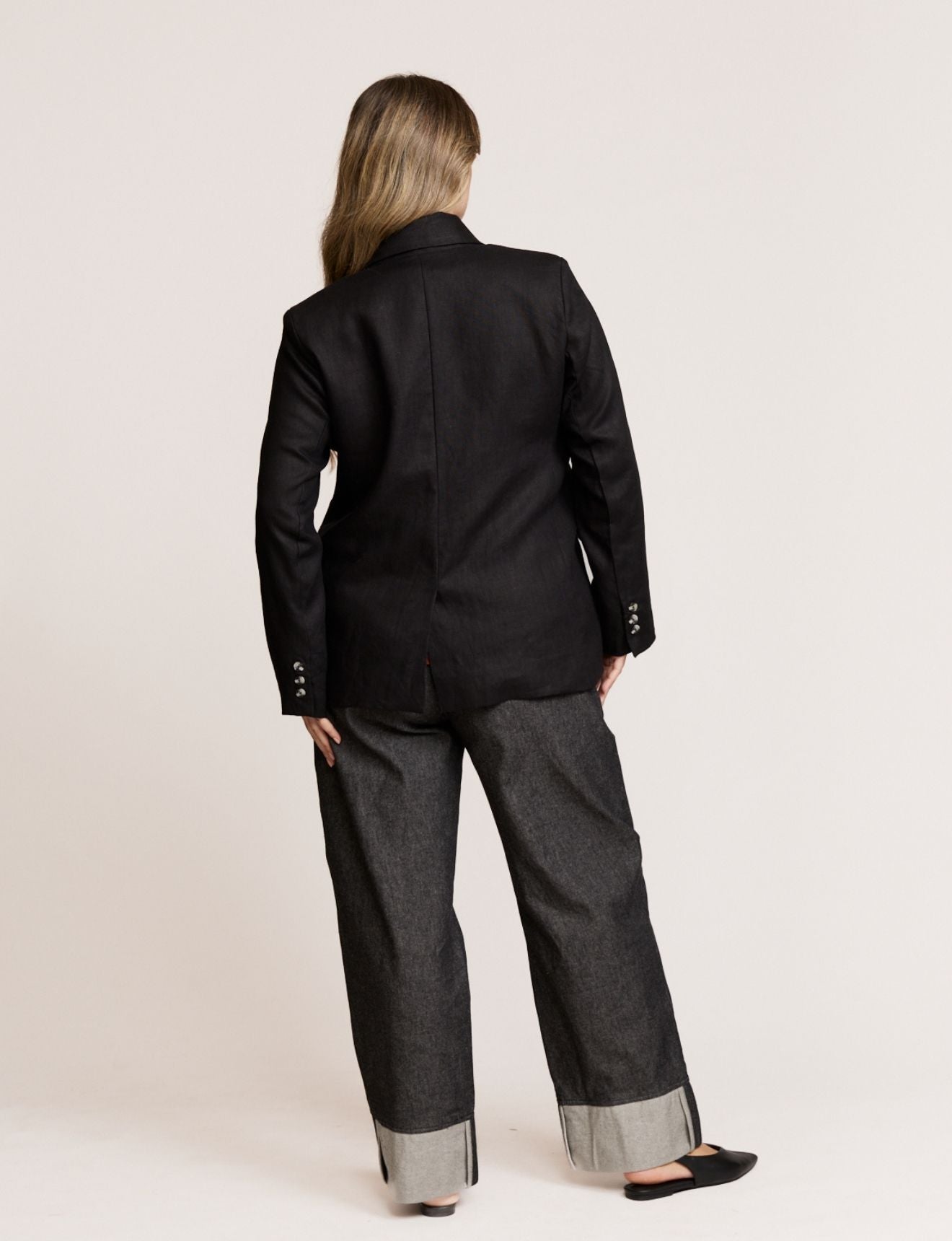 BUTTON BLAZER ONYX