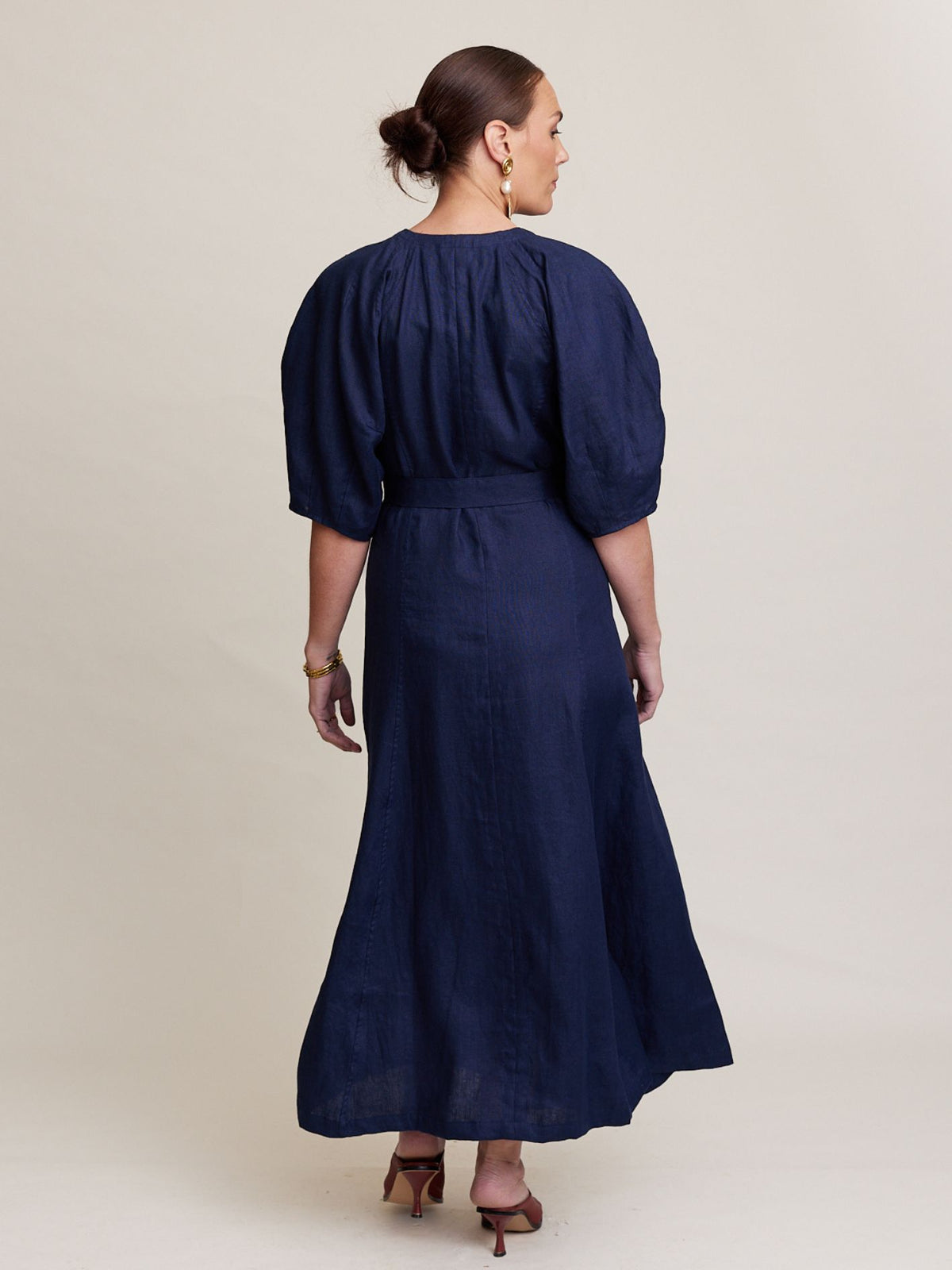 FRAME DRESS NAVY