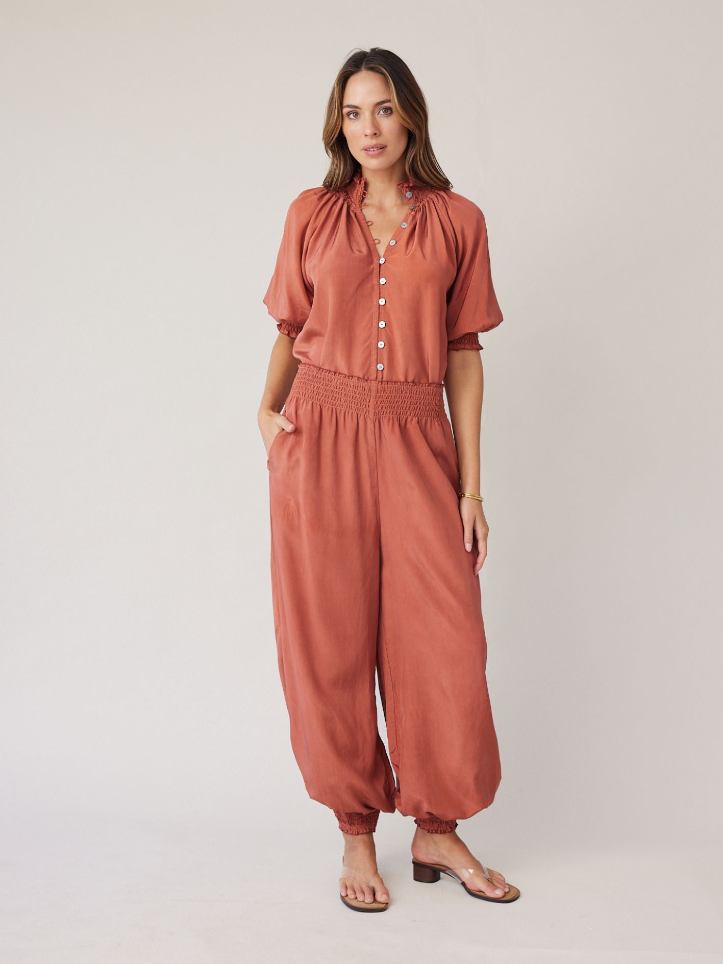 BALLOON PANT TERRACOTTA