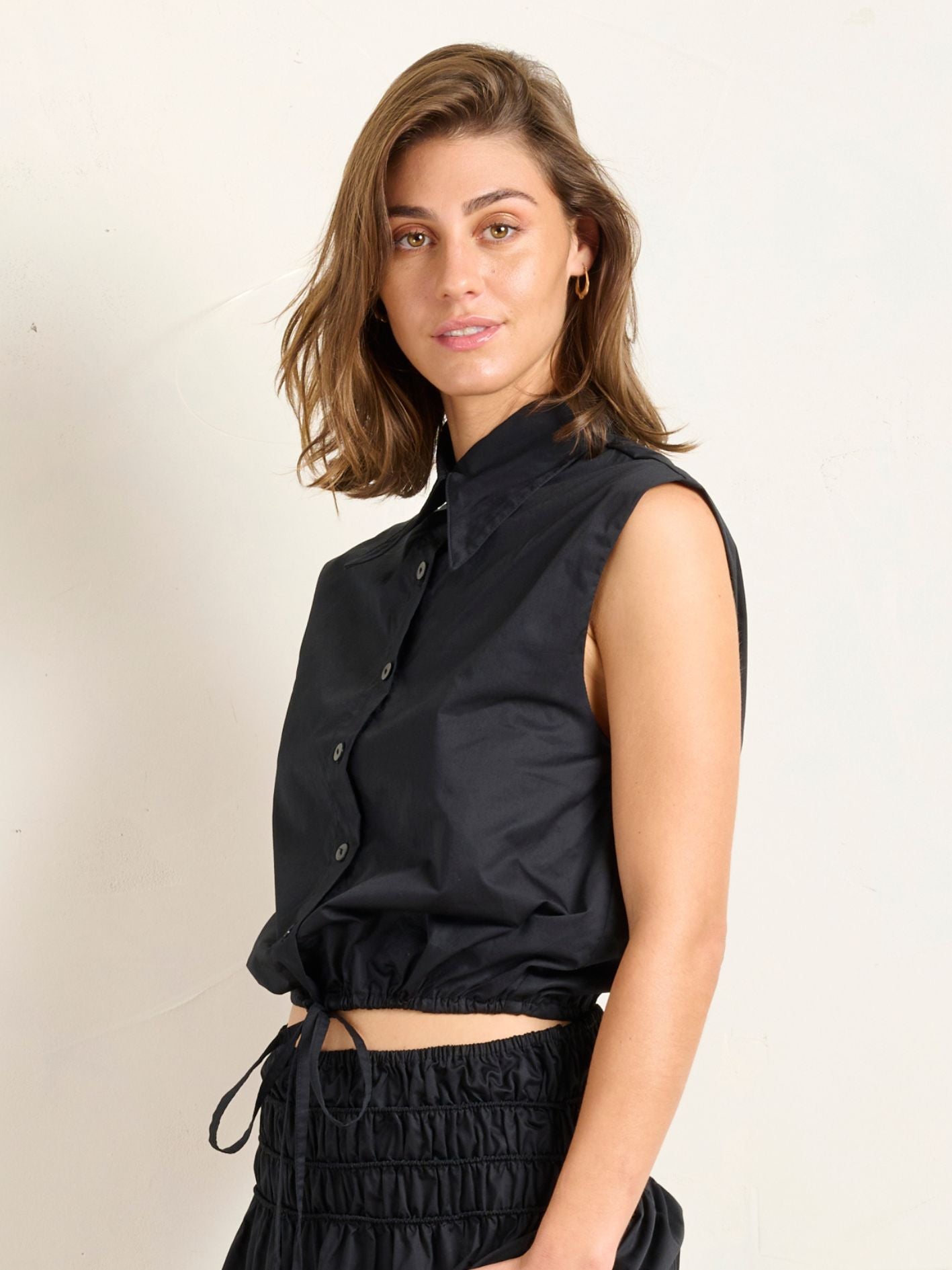 CROP SHIRT ONYX