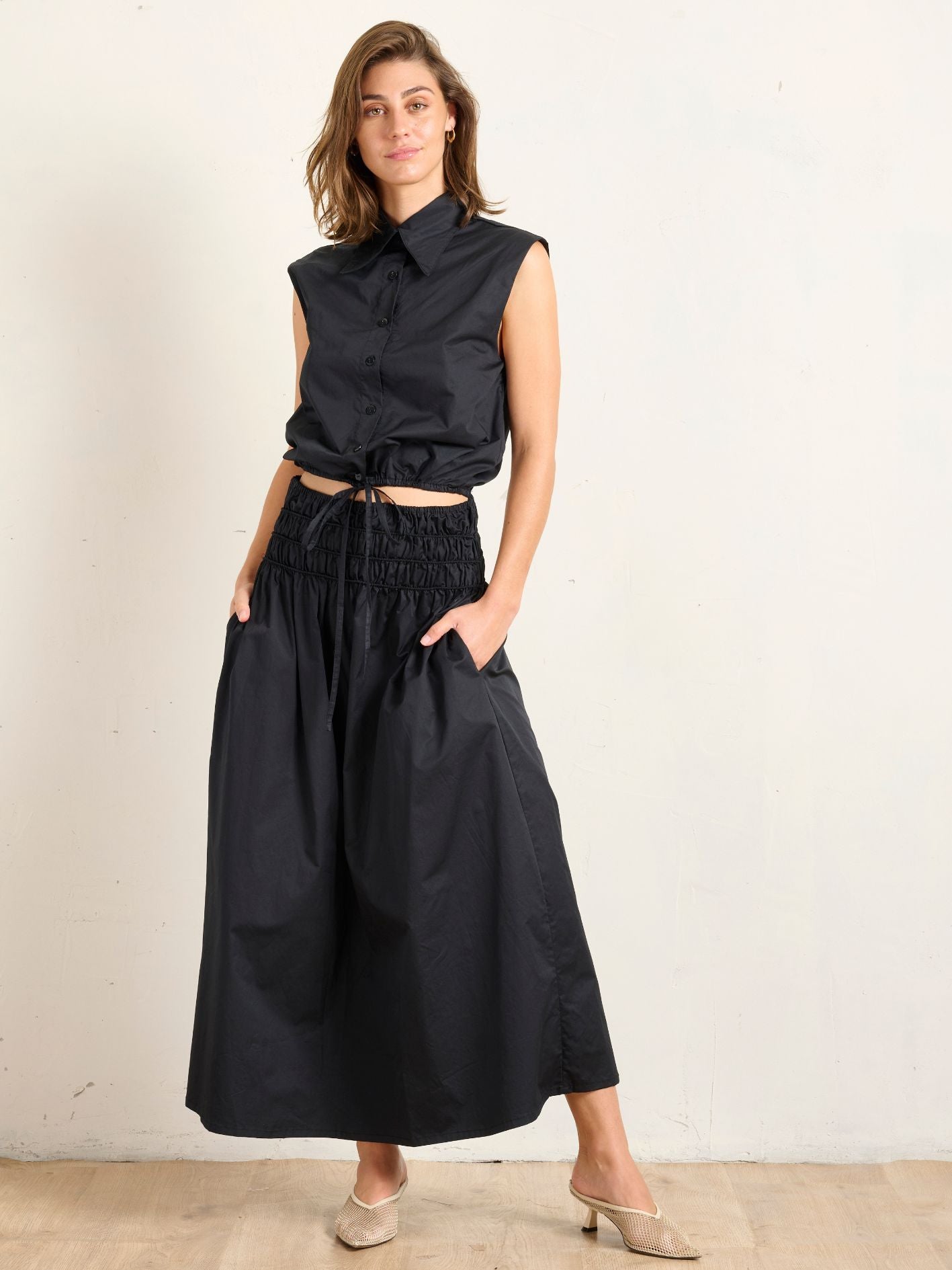 CROP SHIRT ONYX