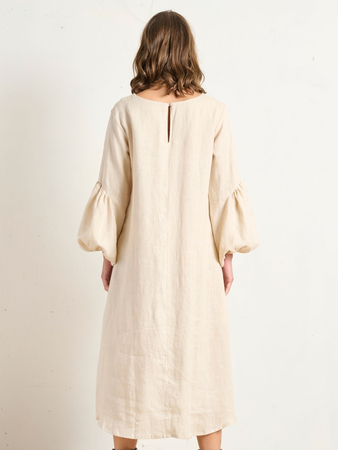 FALLING BELL DRESS STONE