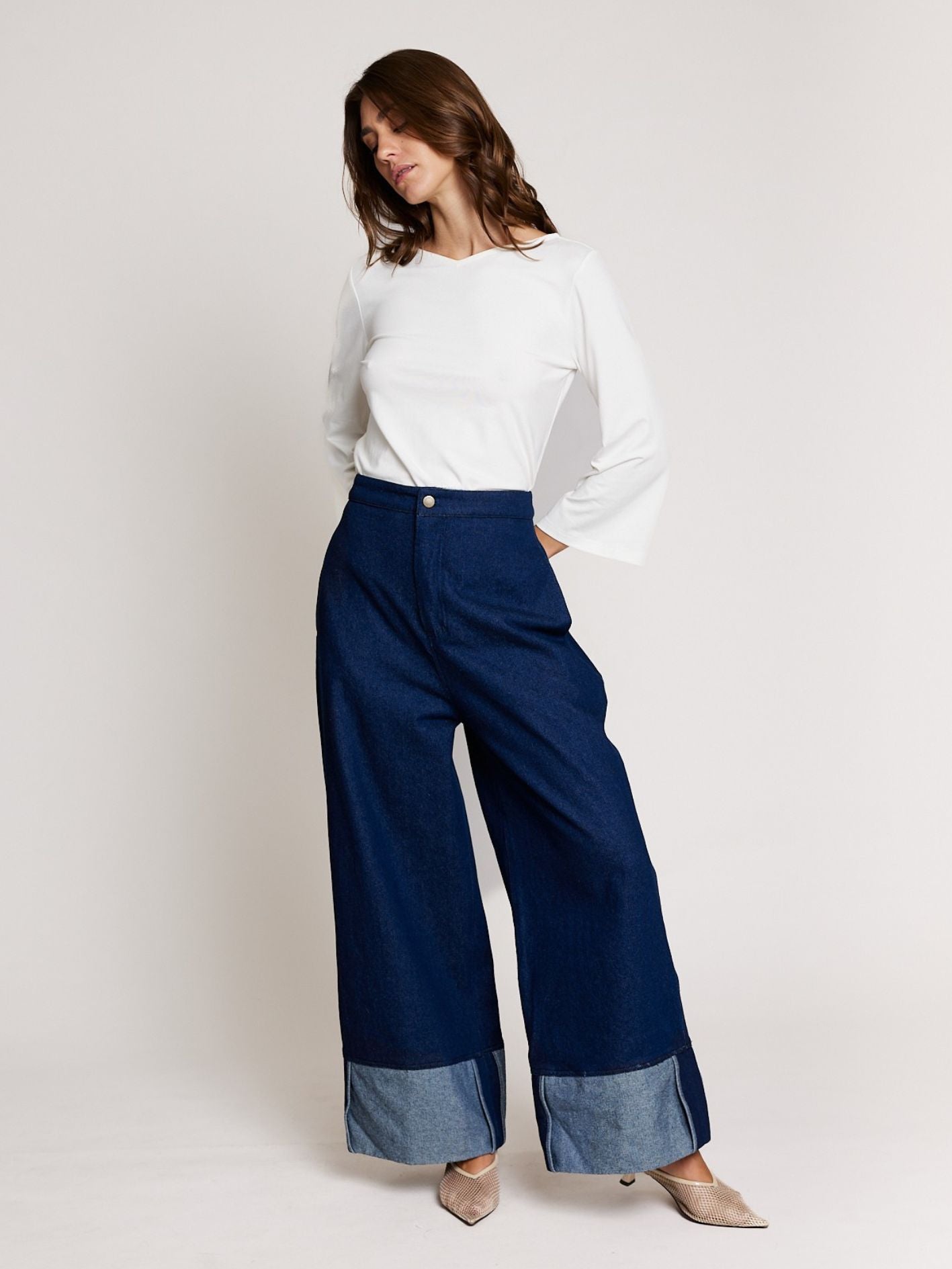 FLARE TEE IVORY