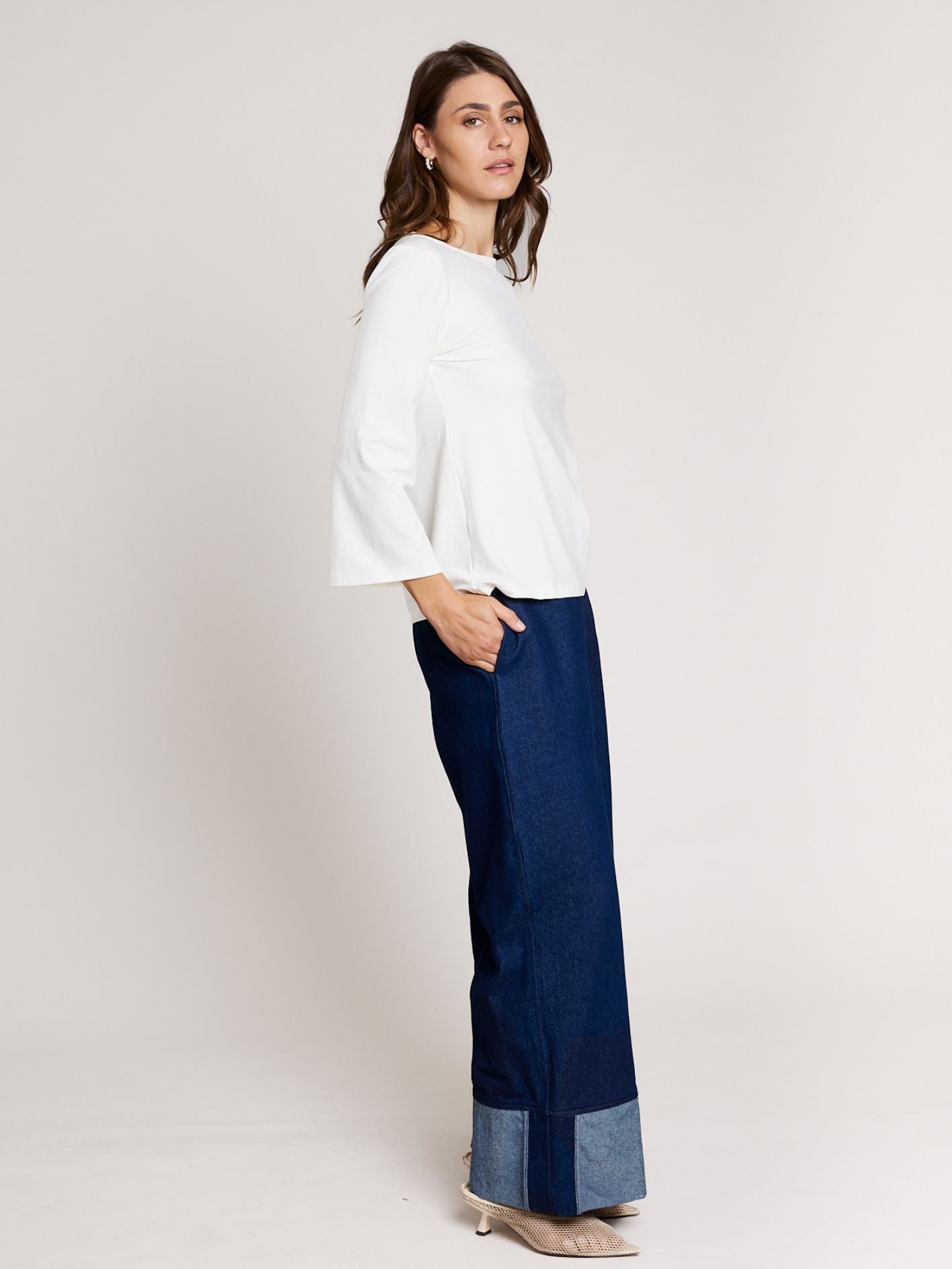 FLARE TEE IVORY
