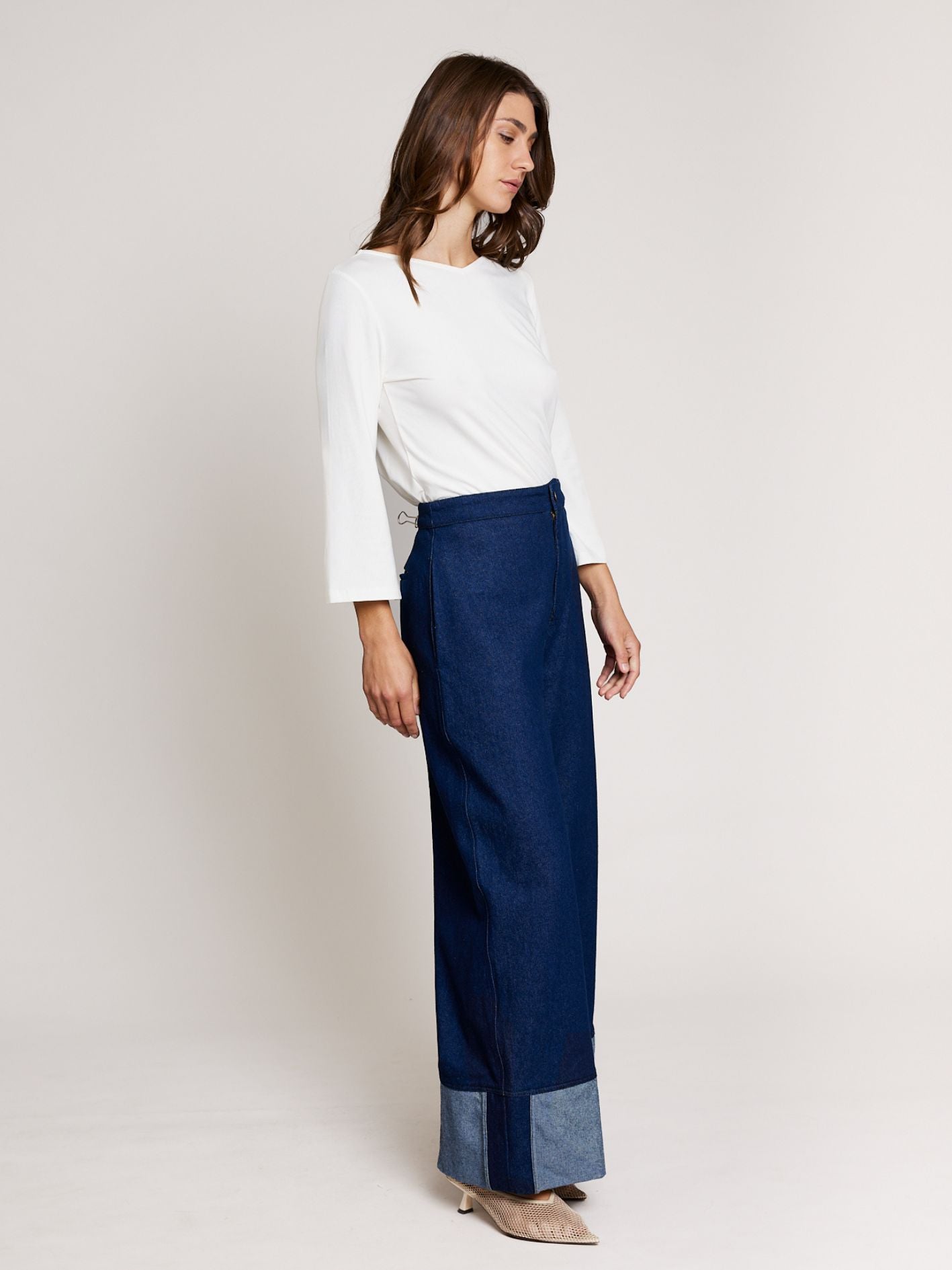 FLARE TEE IVORY