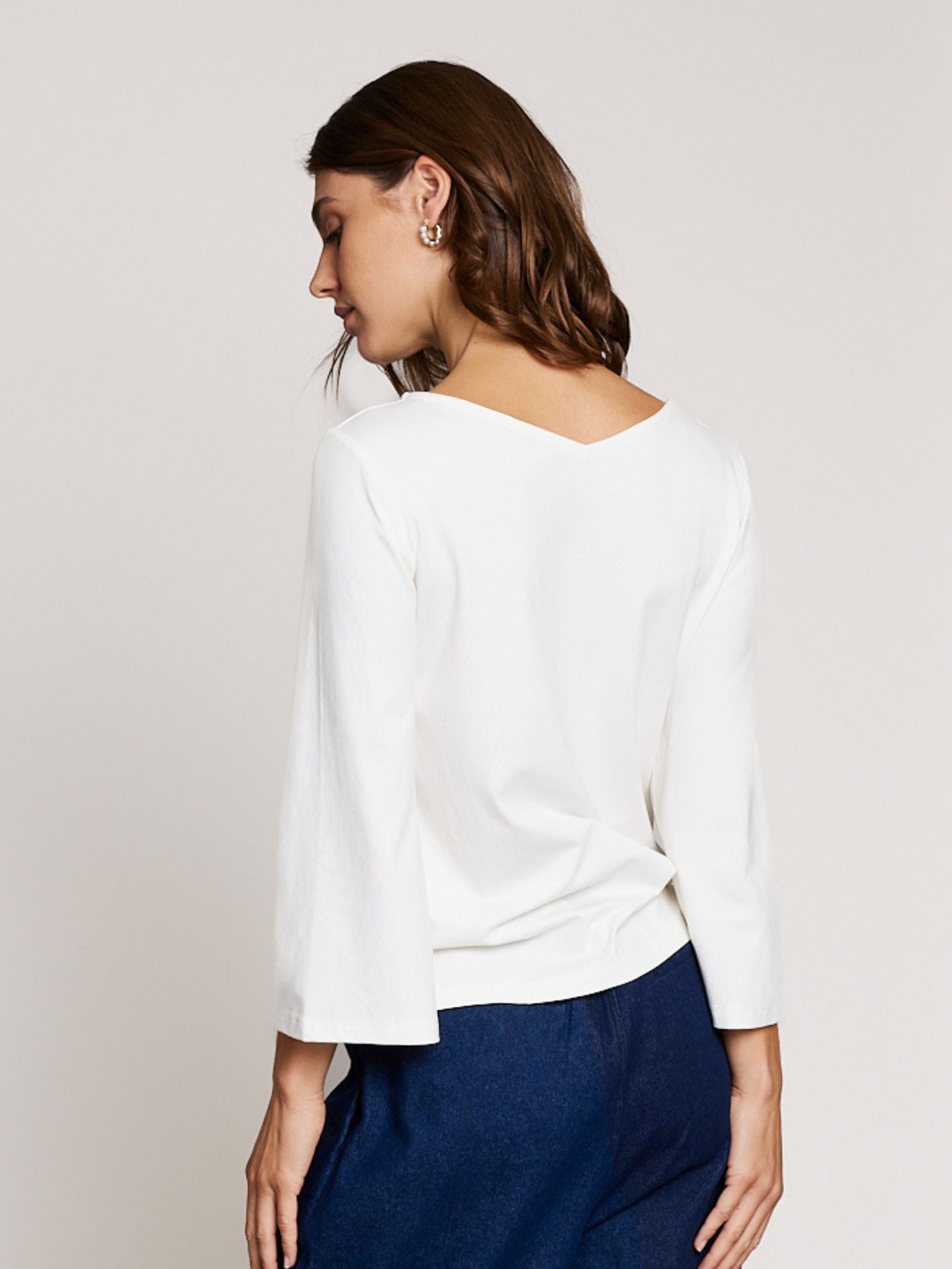 FLARE TEE IVORY