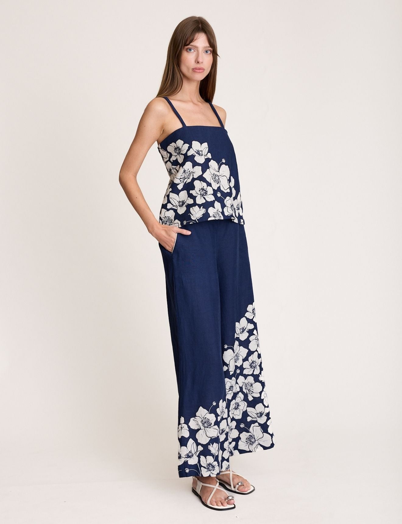 FLEUR CAMI NAVY