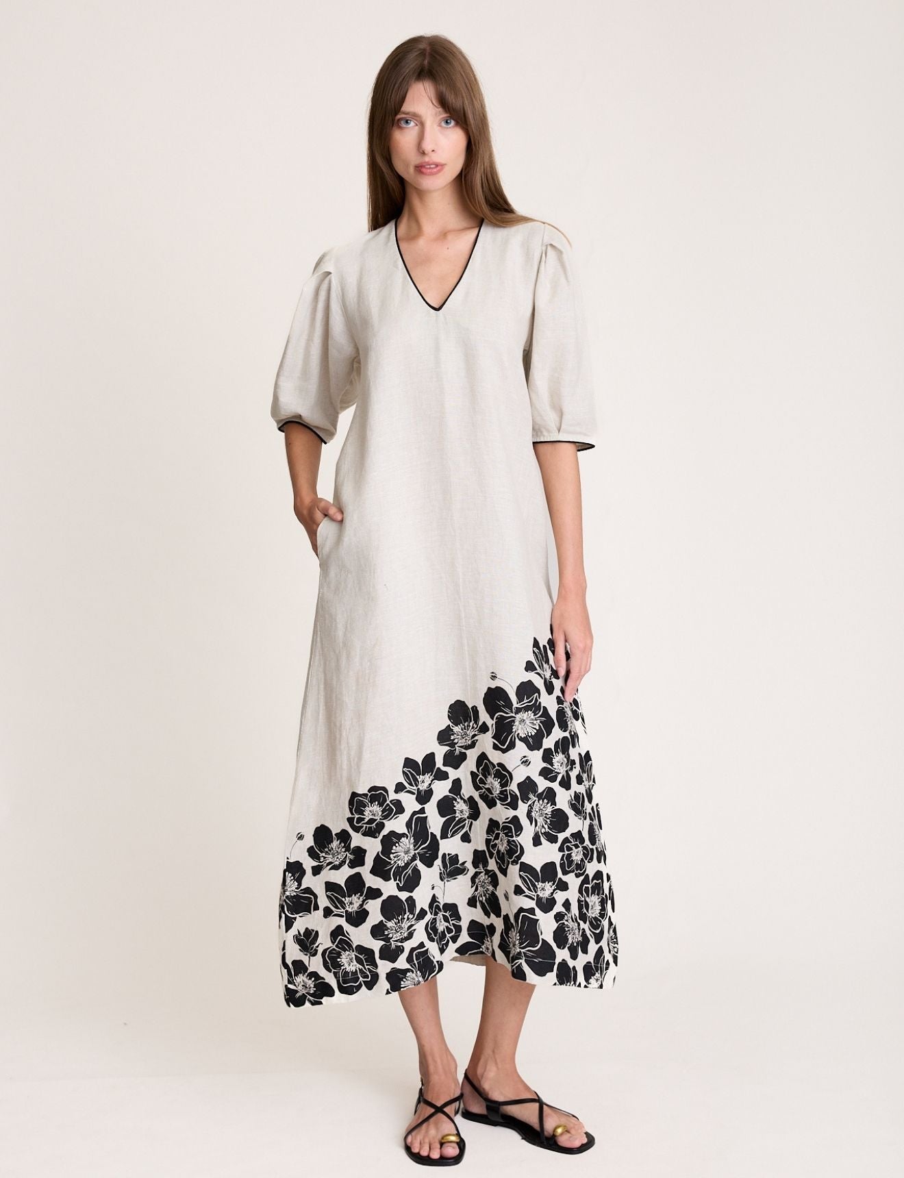 FLEUR DRESS ONYX