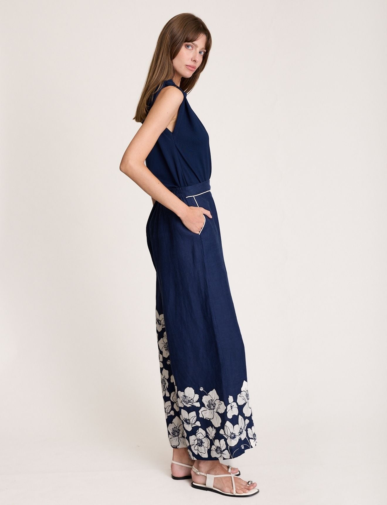 FLEUR PANT NAVY