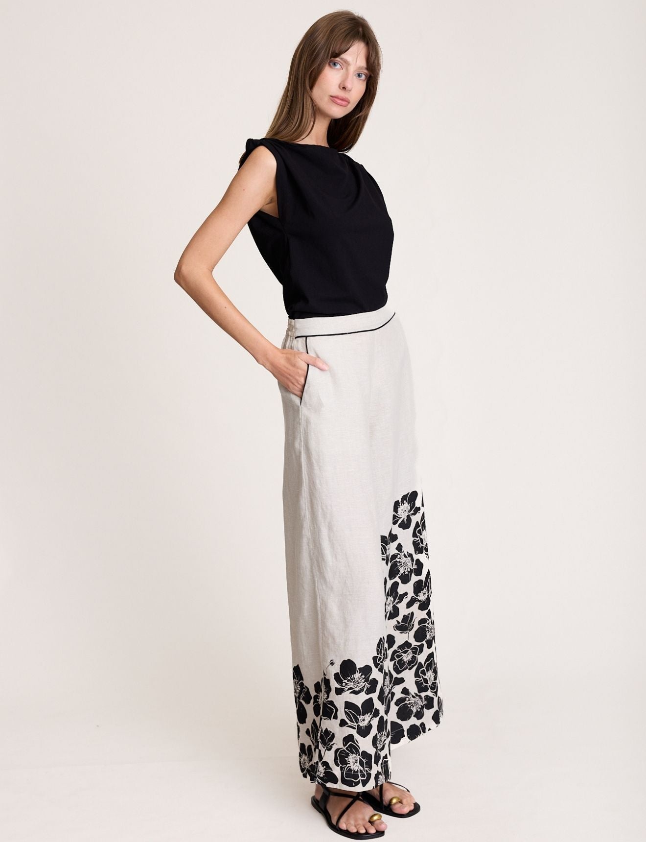 FLEUR PANT ONYX