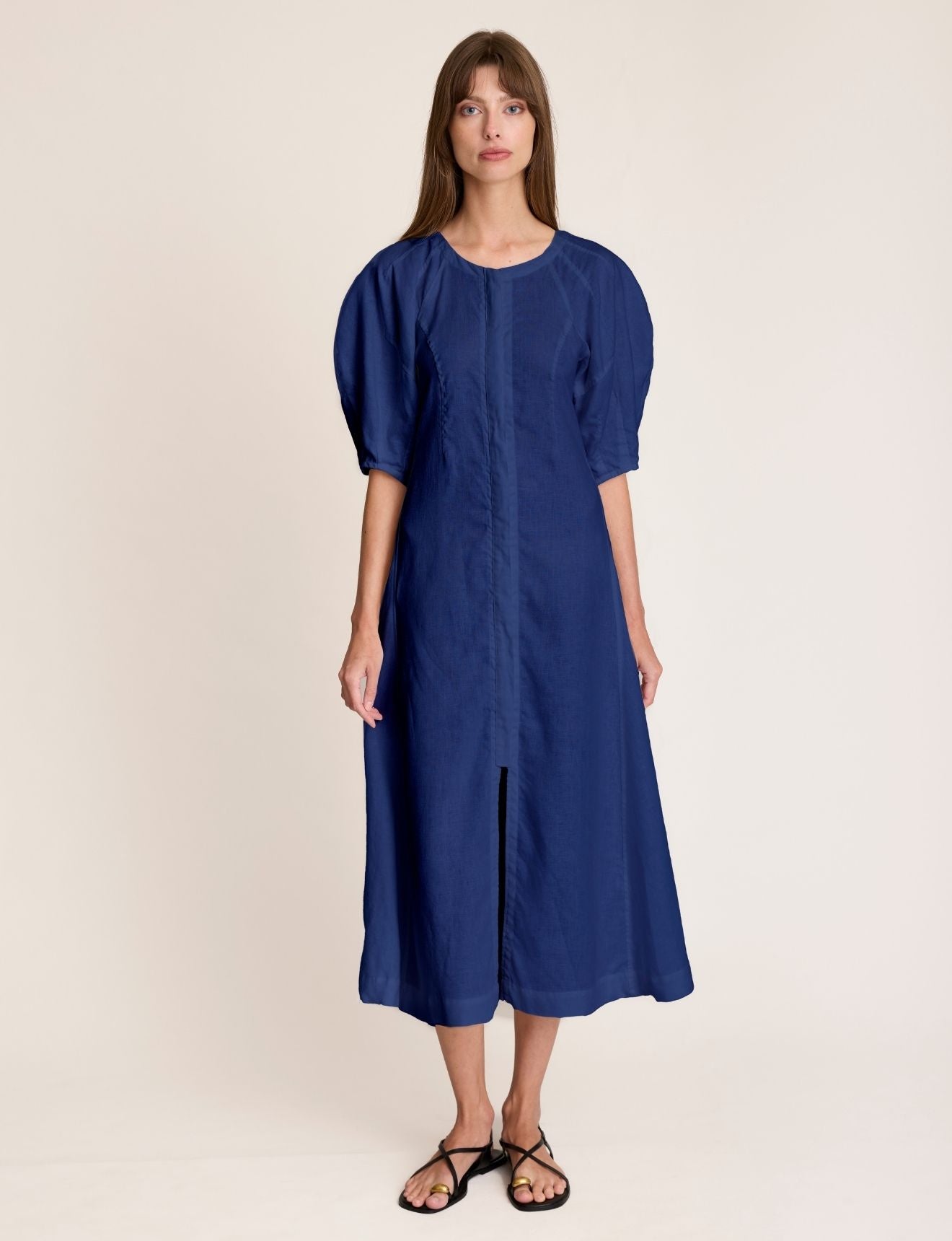 FRAME DRESS NAVY