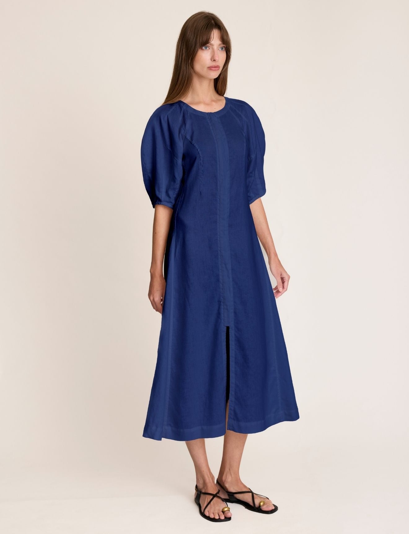FRAME DRESS NAVY