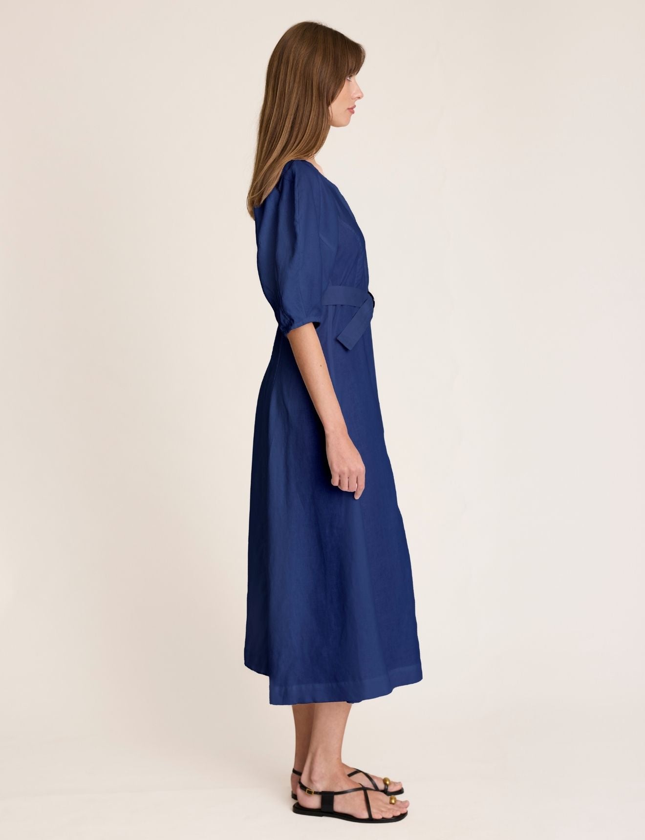 FRAME DRESS NAVY