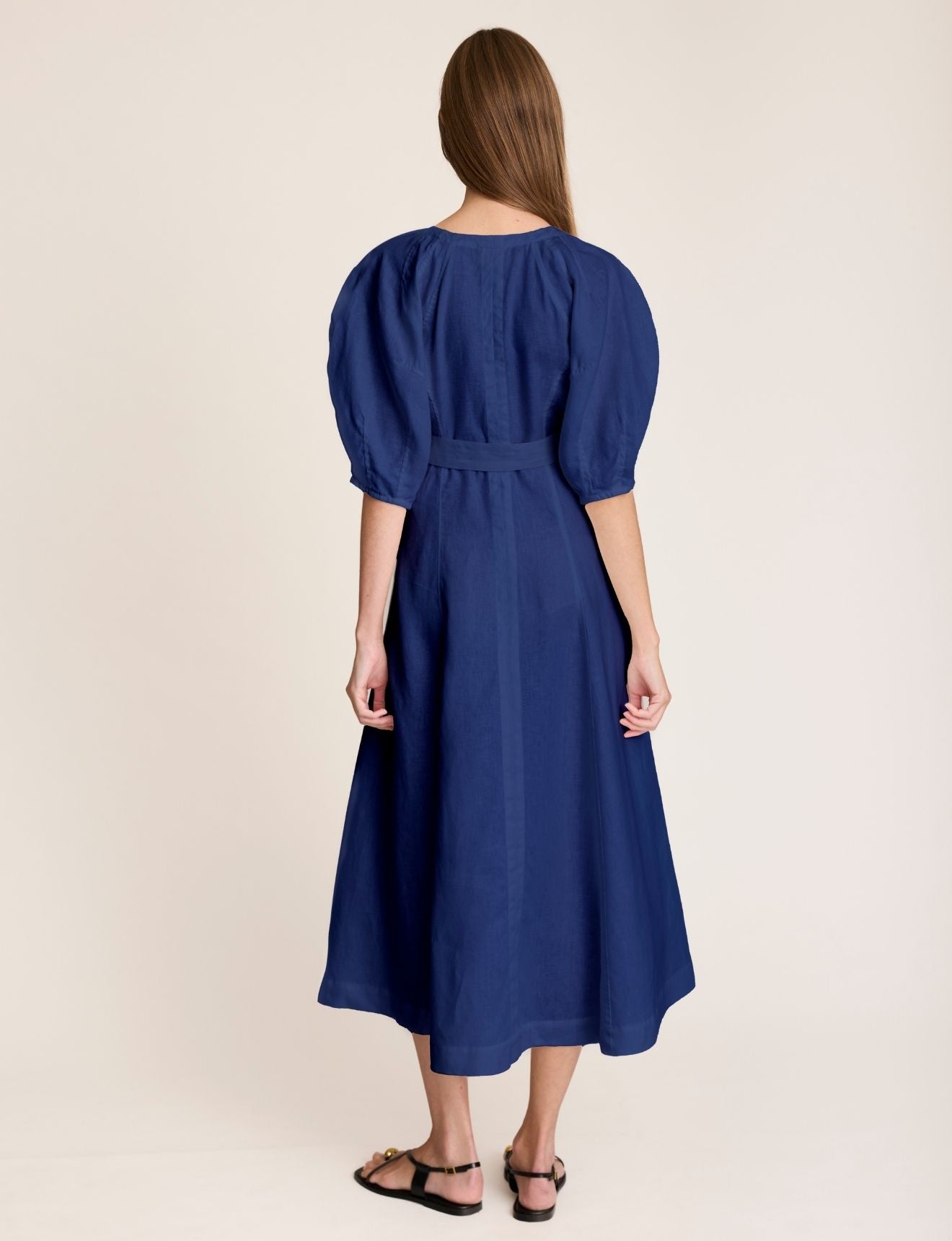 FRAME DRESS NAVY