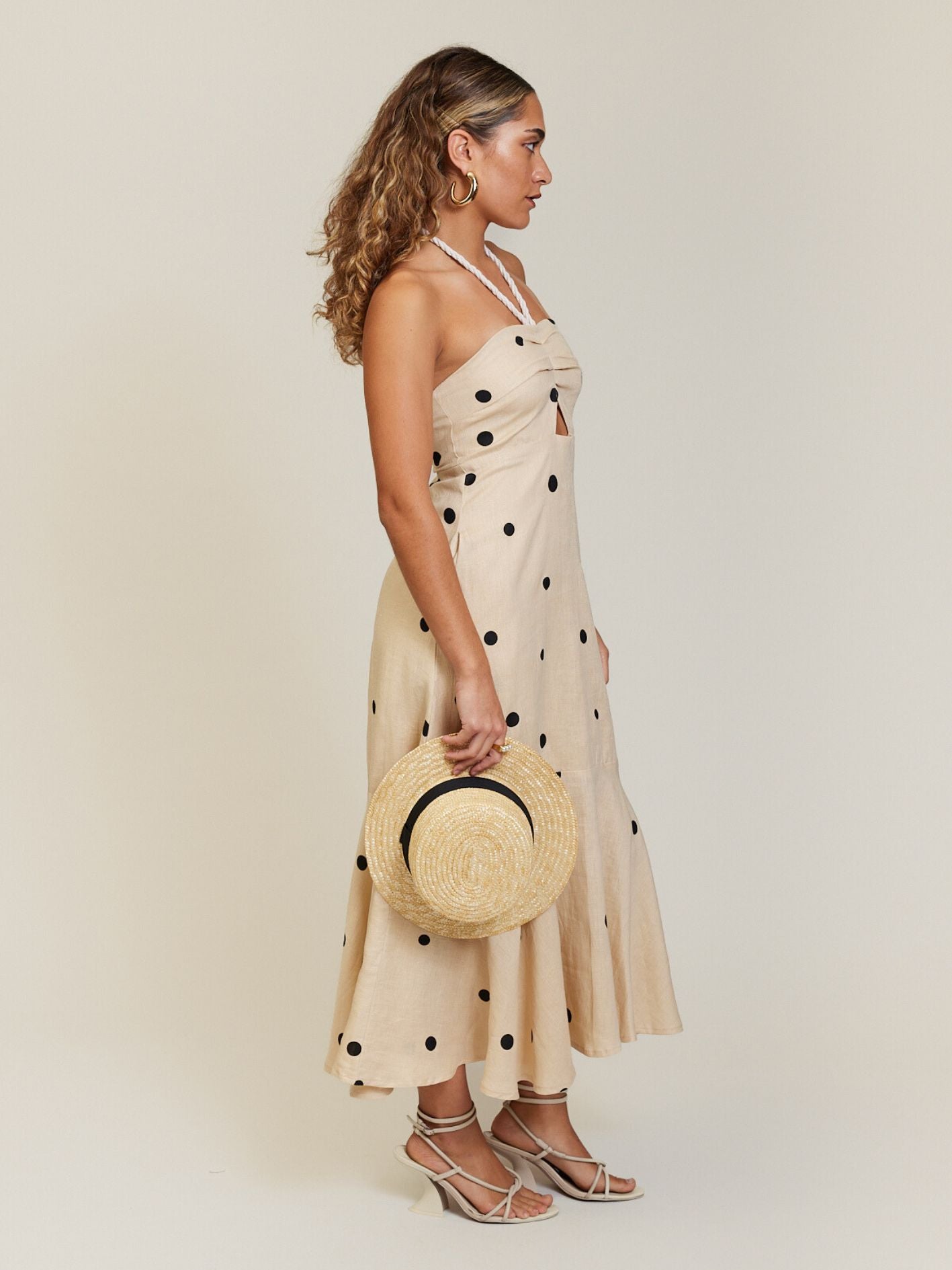 HALTER DRESS SPOT