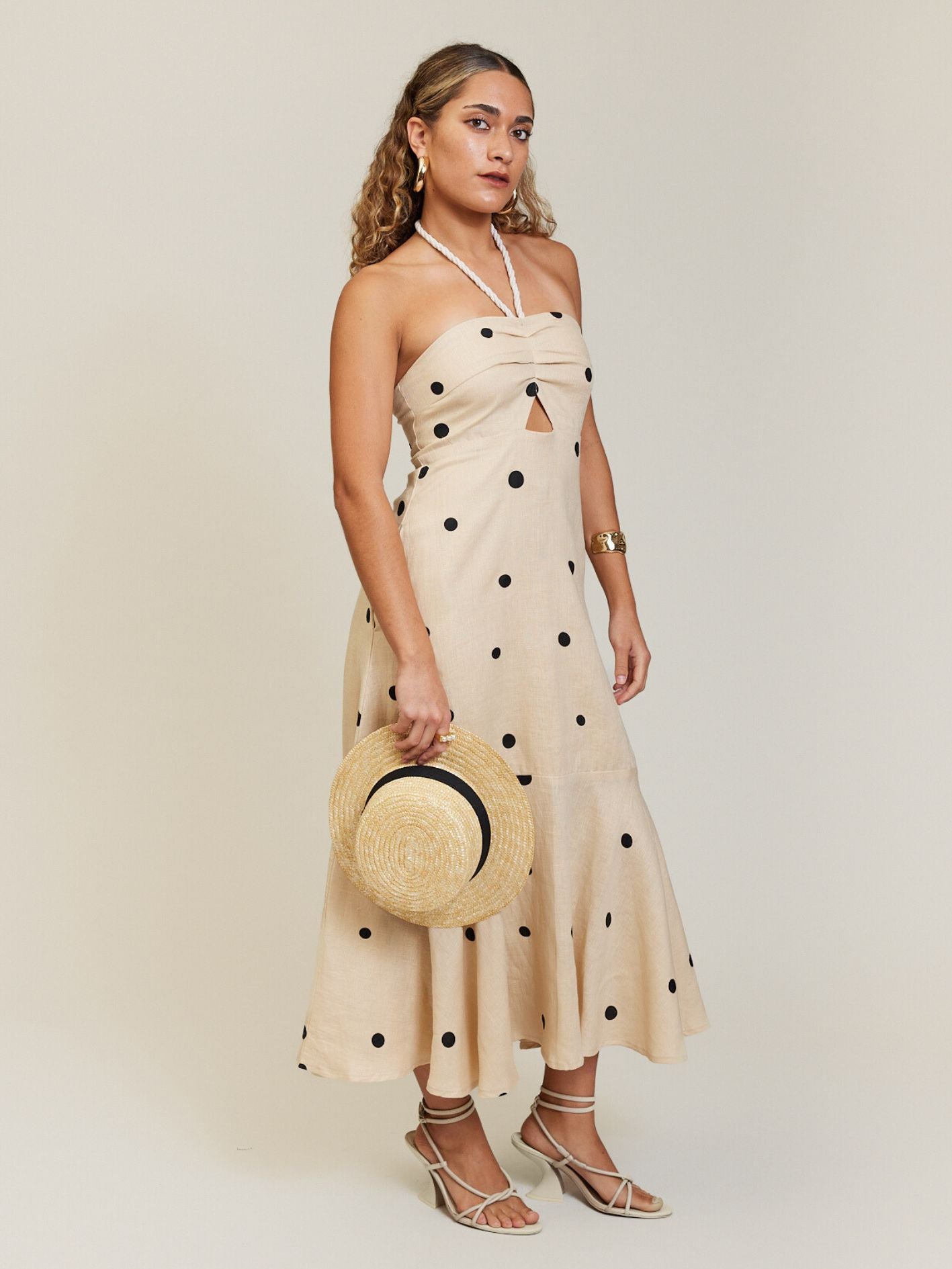 HALTER DRESS SPOT