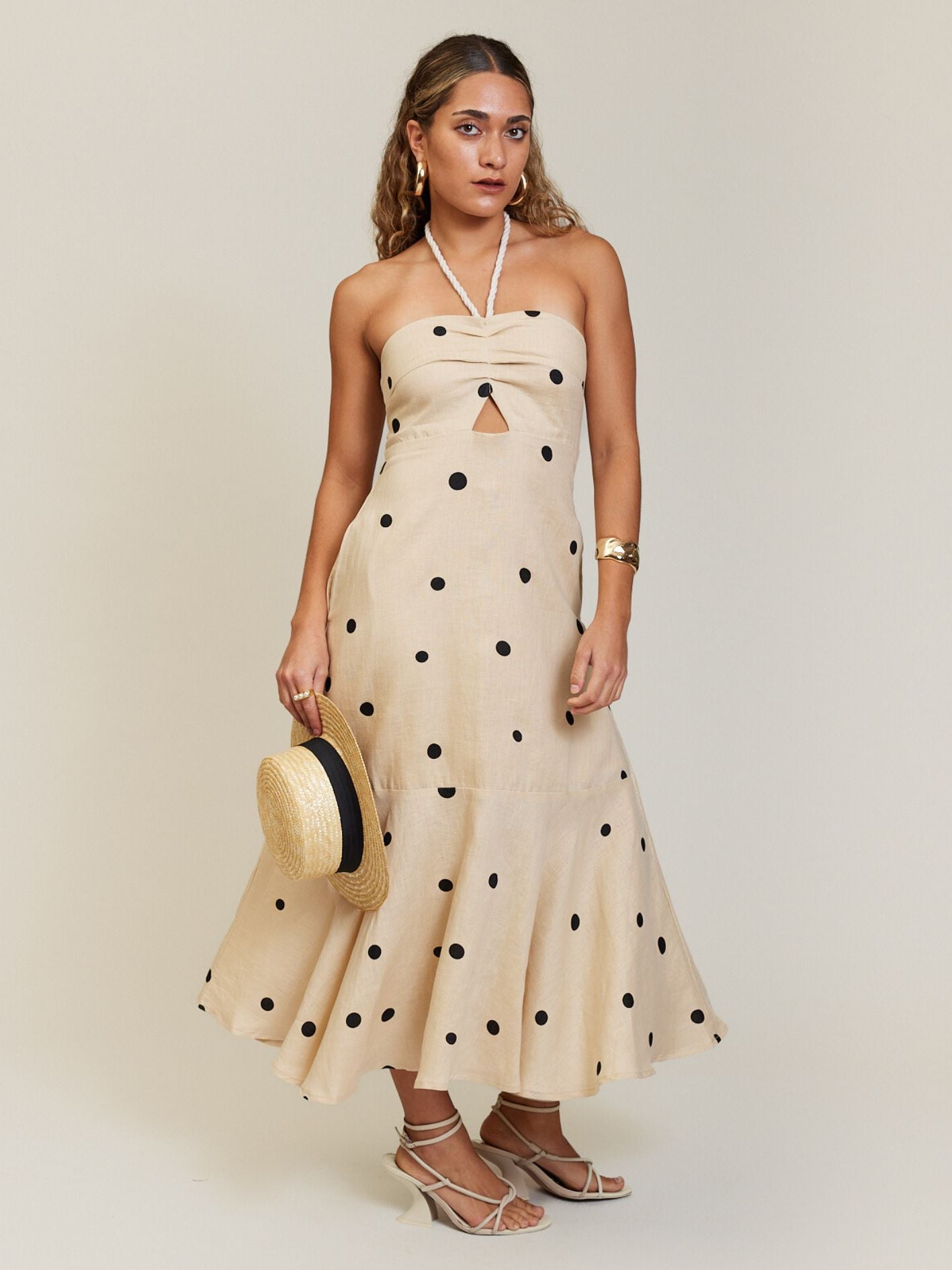 HALTER DRESS SPOT