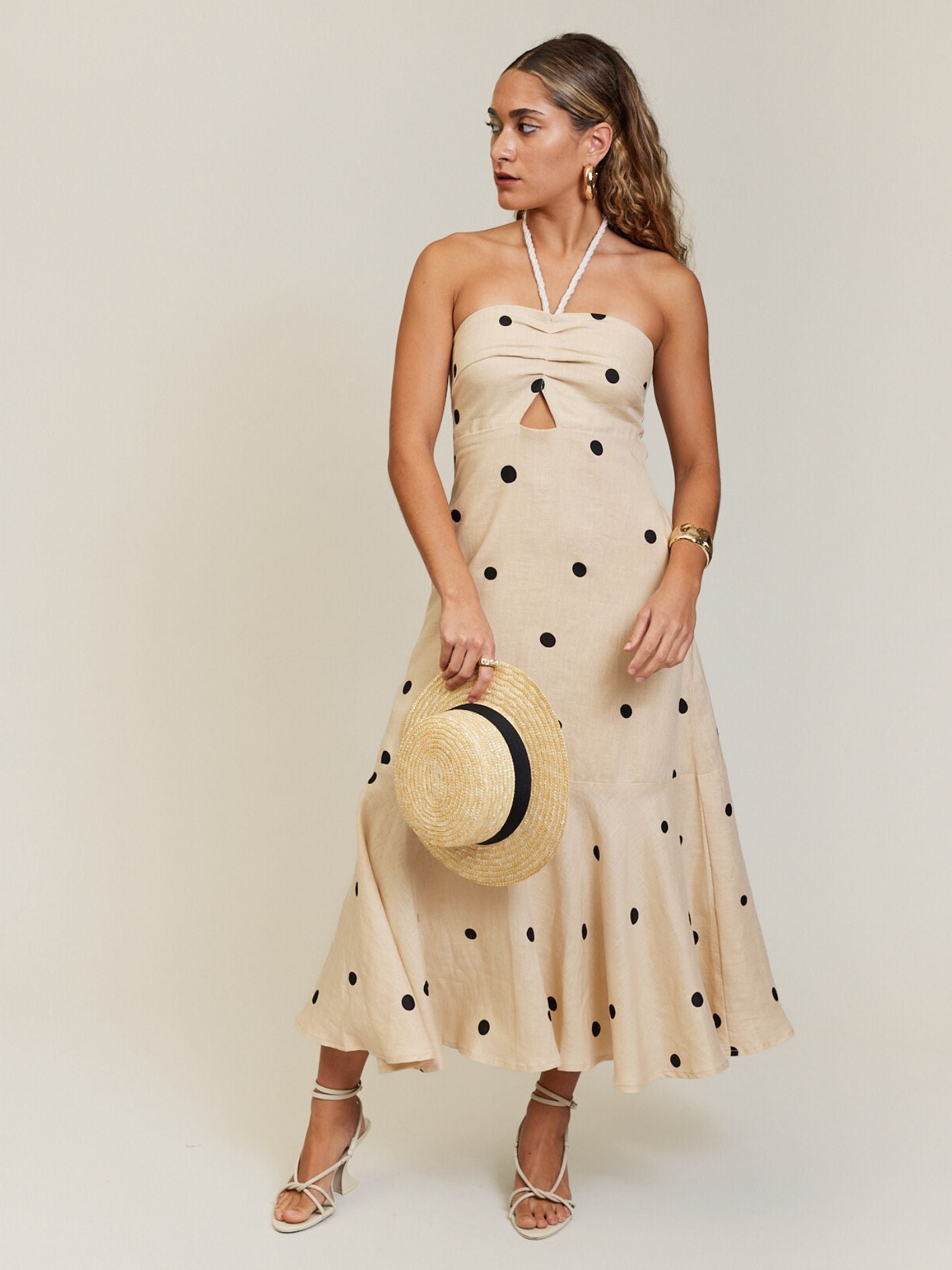 HALTER DRESS SPOT
