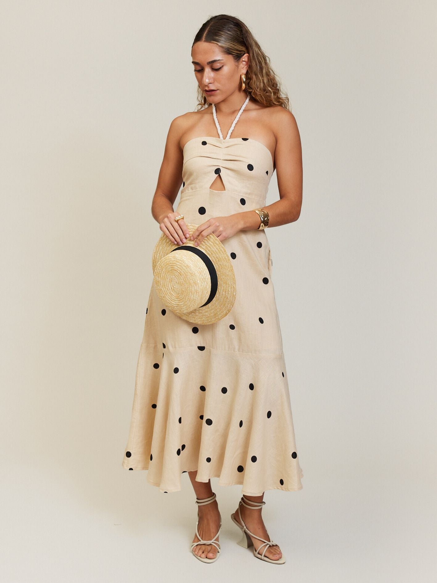 HALTER DRESS SPOT