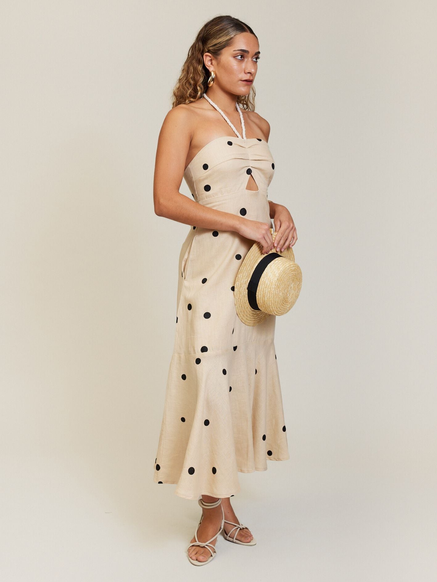 HALTER DRESS SPOT
