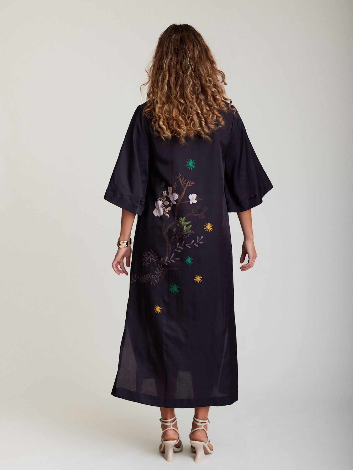 PEACOCK KAFTAN DRESS