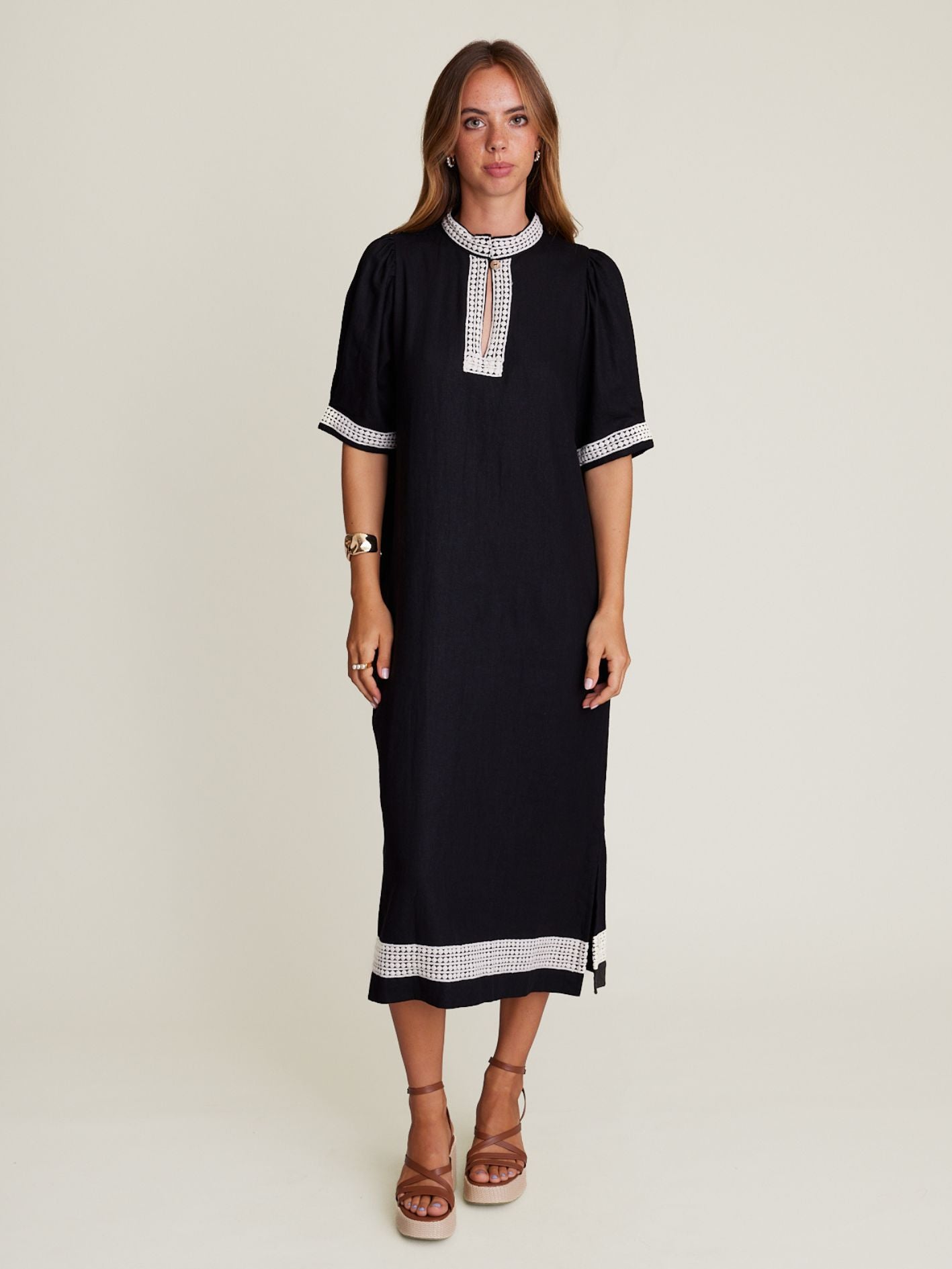 MAZE DRESS ONYX