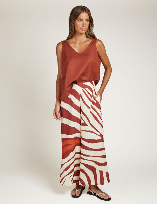 PALAZZO PANT ANIMALE