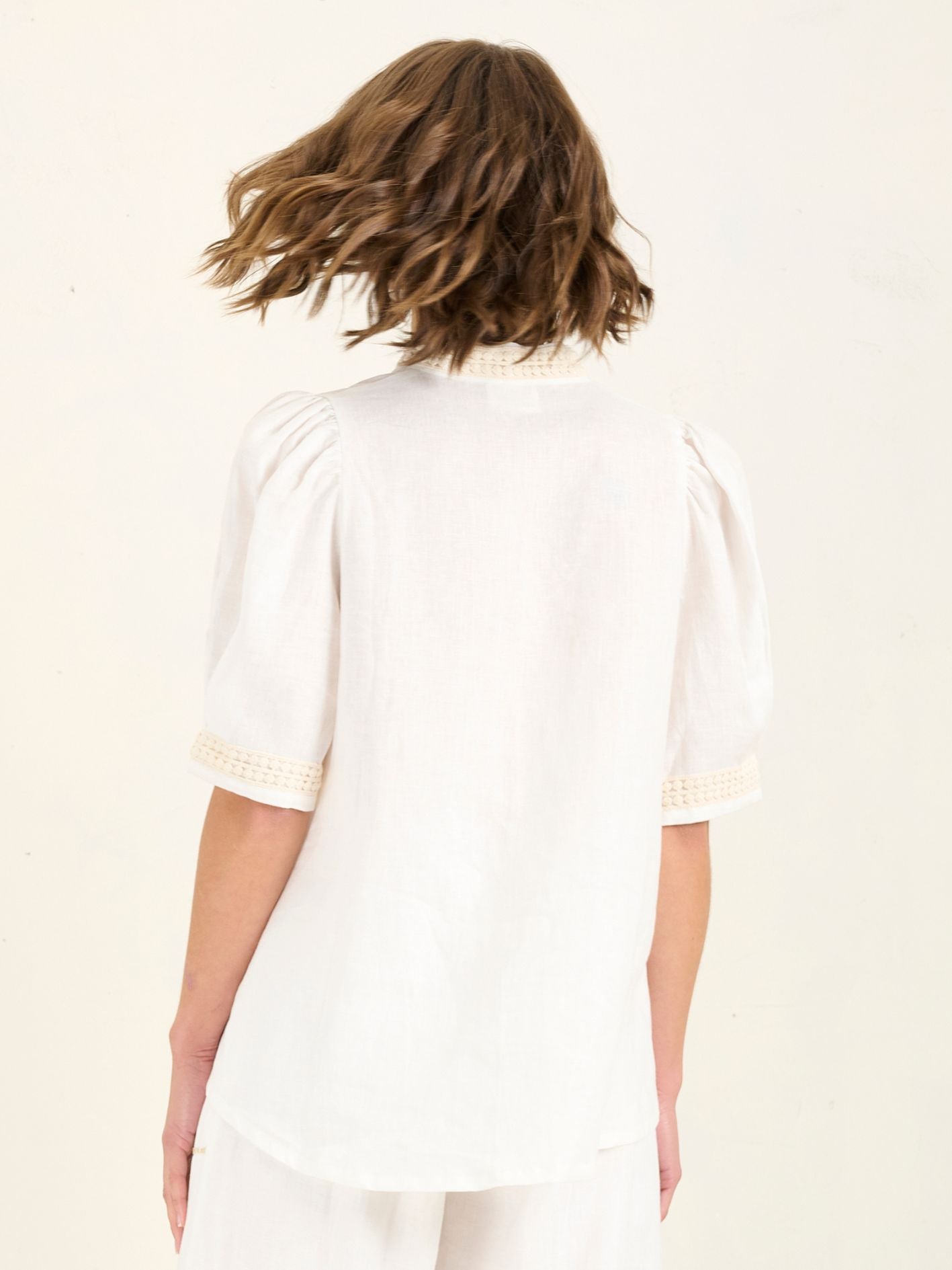 MAZE BLOUSE IVORY