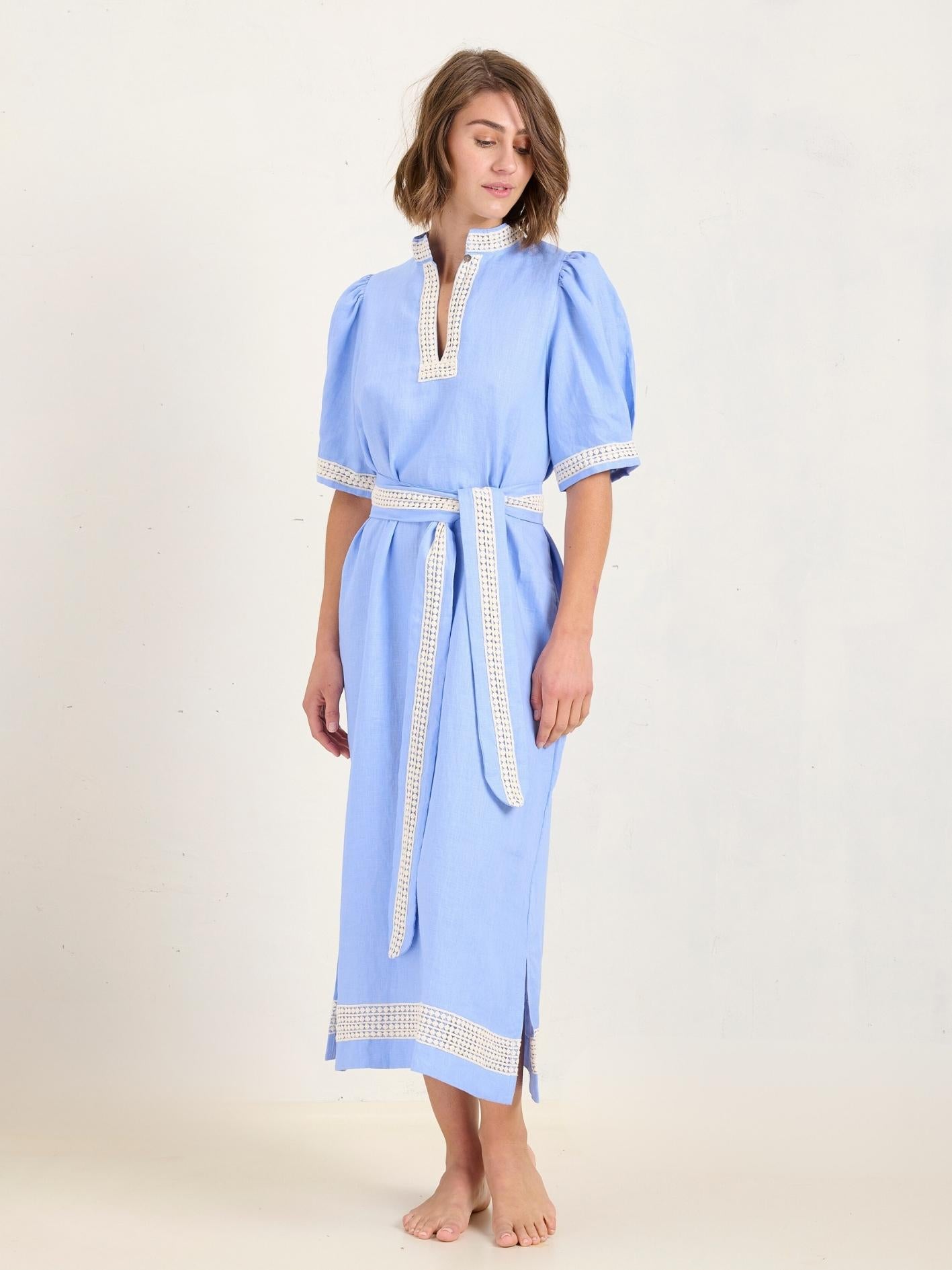 MAZE DRESS SKY