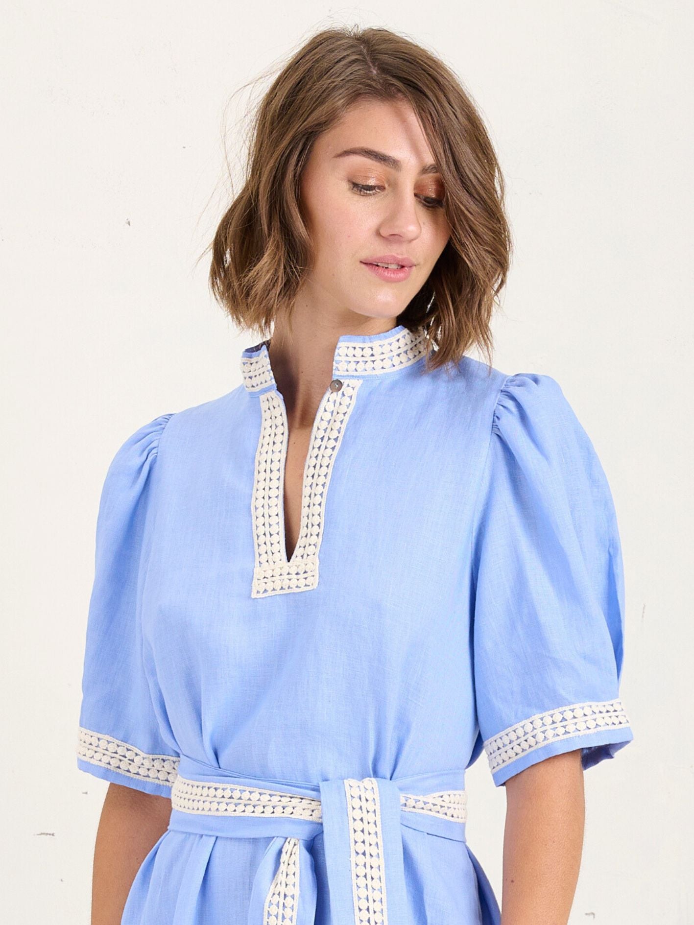 MAZE DRESS SKY