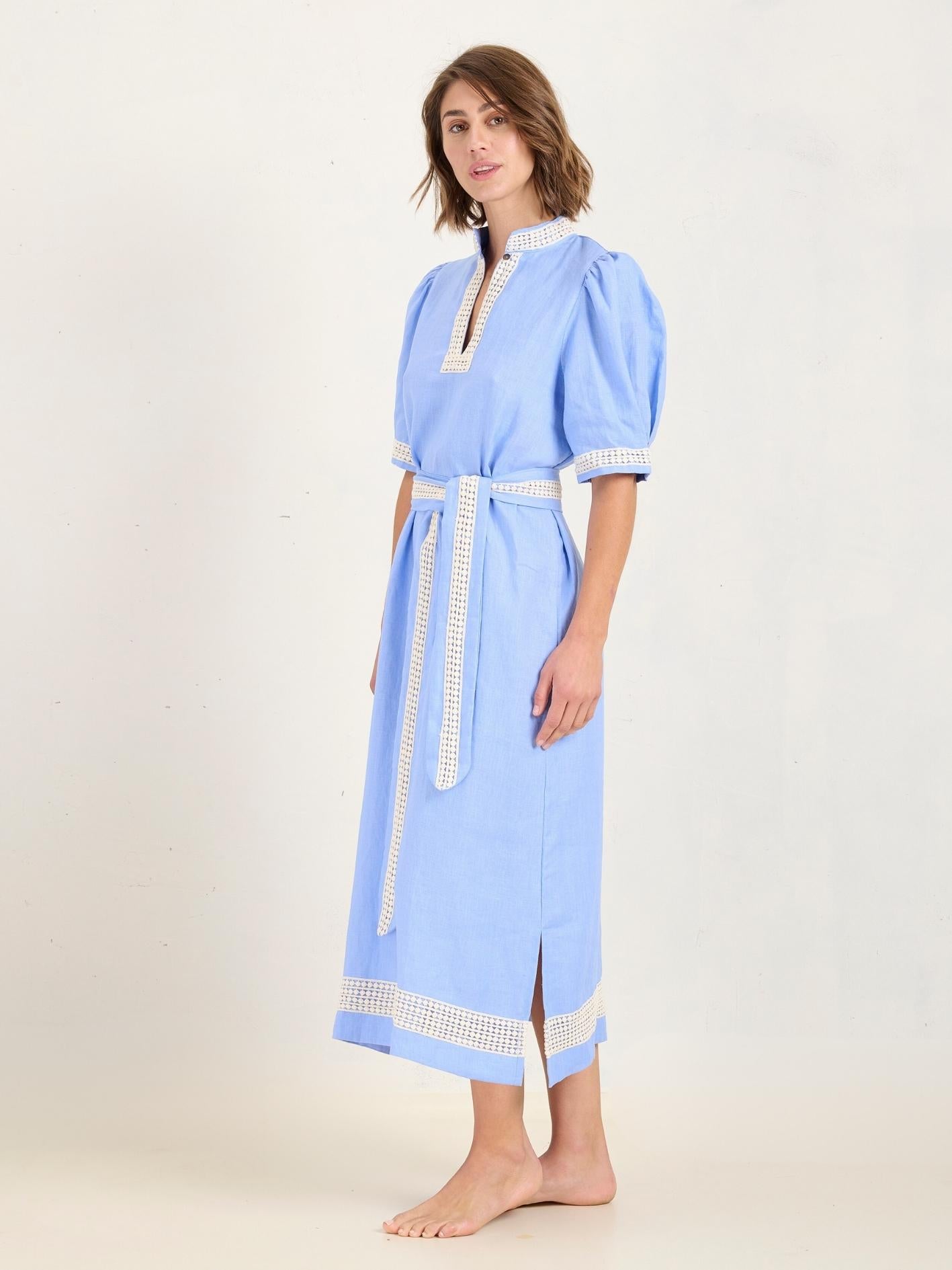 MAZE DRESS SKY