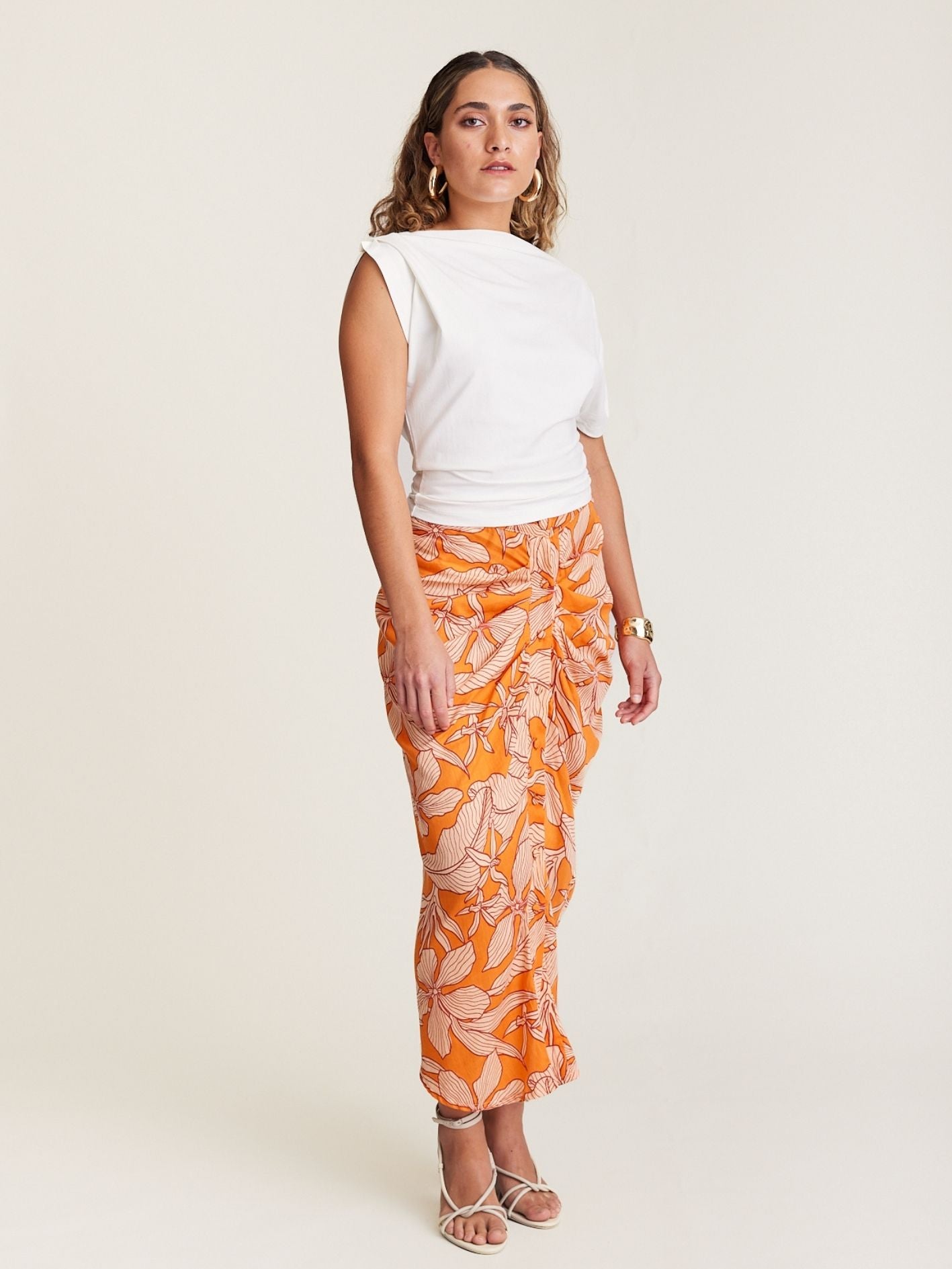 PLEAT TOP IVORY