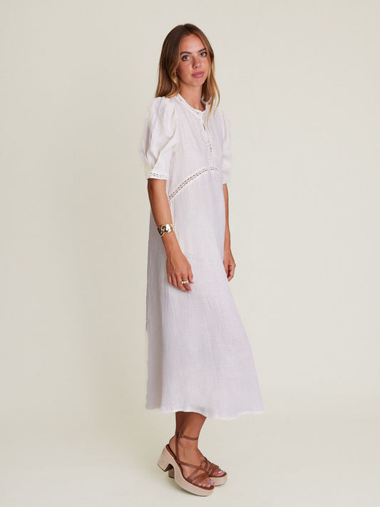 SCULPT DRESS IVORY