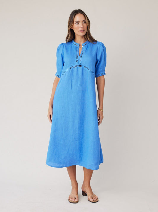 SCULPT DRESS AZURE