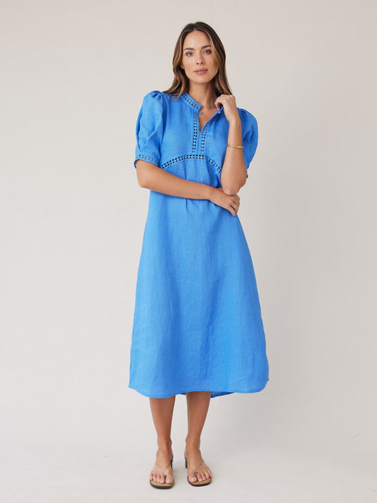 SCULPT DRESS AZURE
