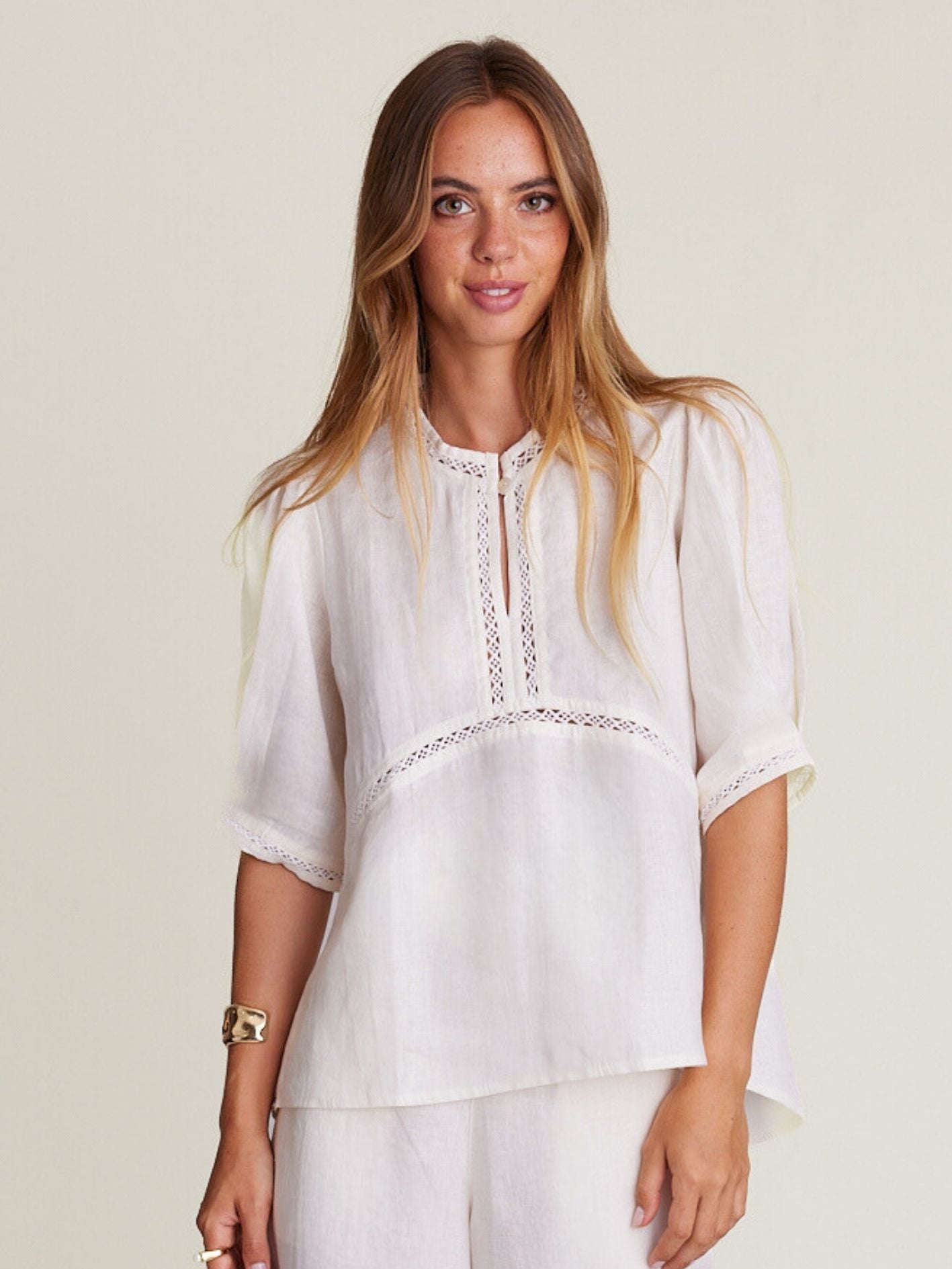 SCULPT TOP IVORY