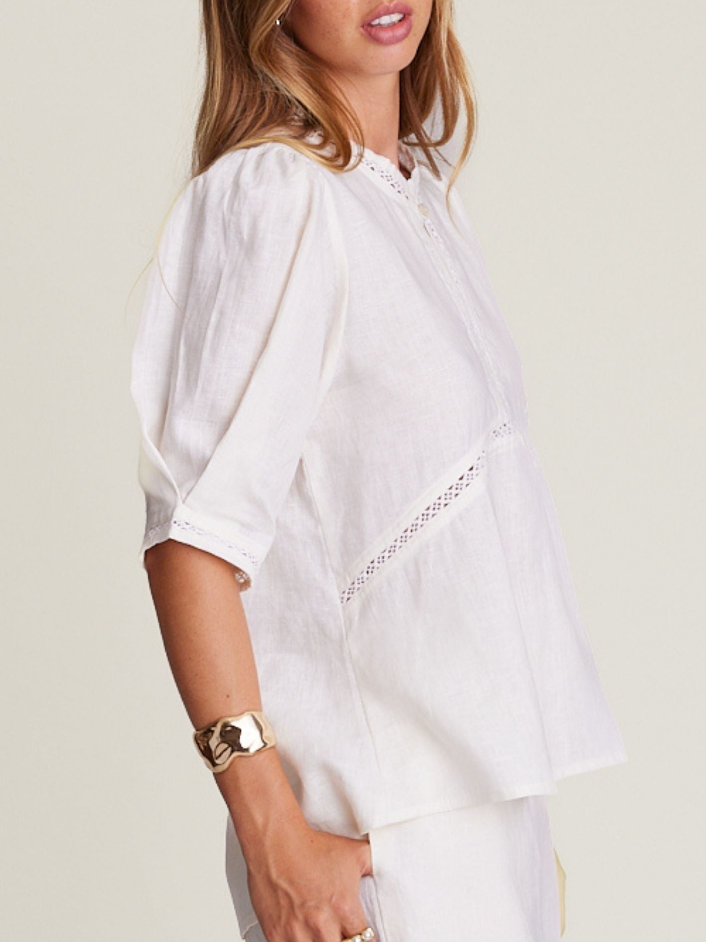 SCULPT TOP IVORY
