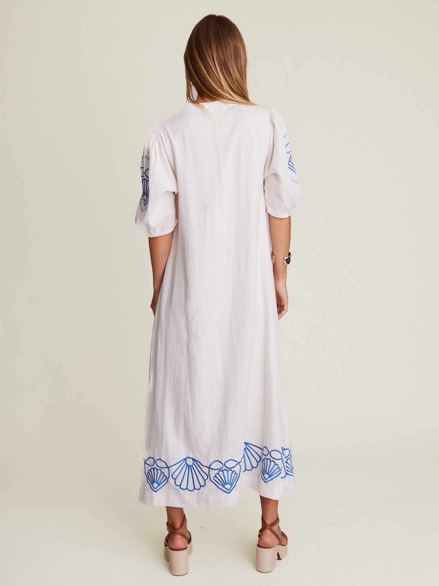 SEA PEARL DRESS ALABASTER