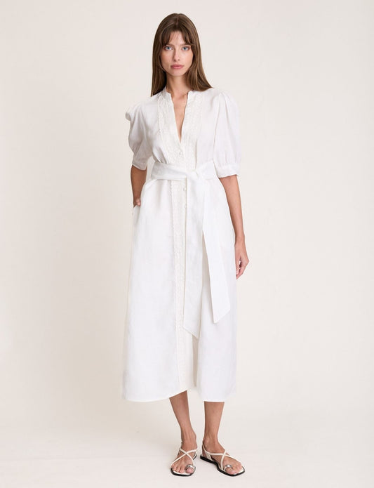 STELLA V DRESS IVORY