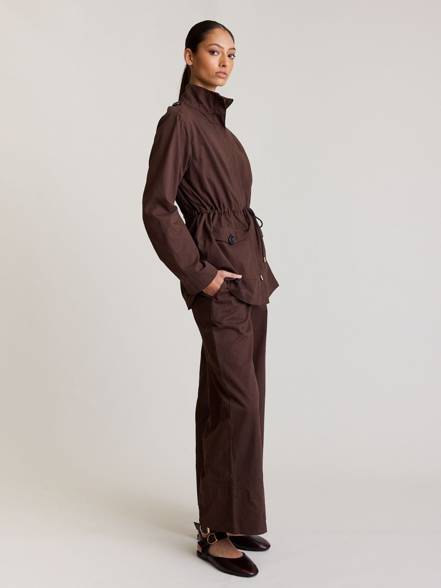 TWILL CUFF PANT SABLE