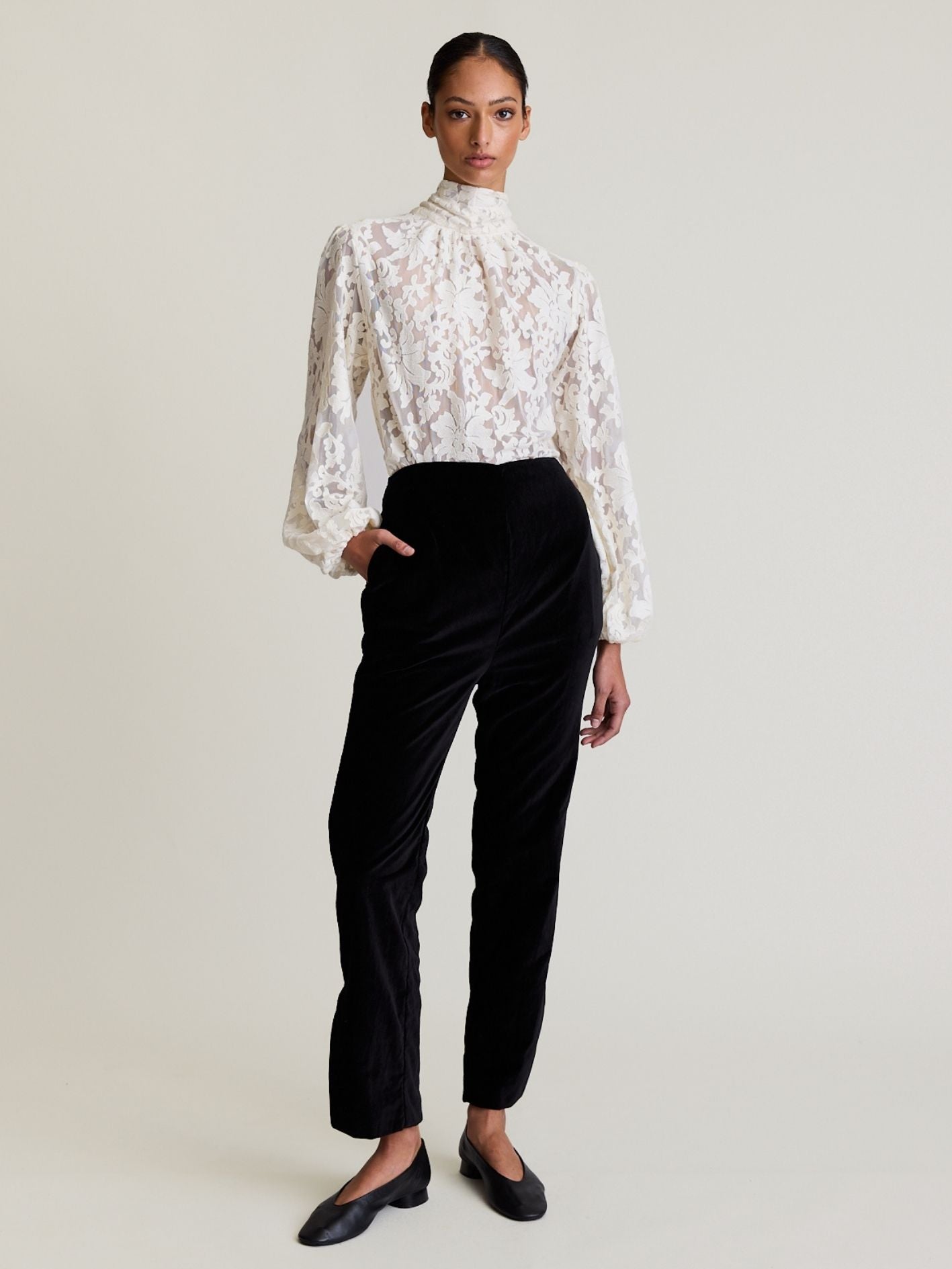 VELVET PANT ONYX