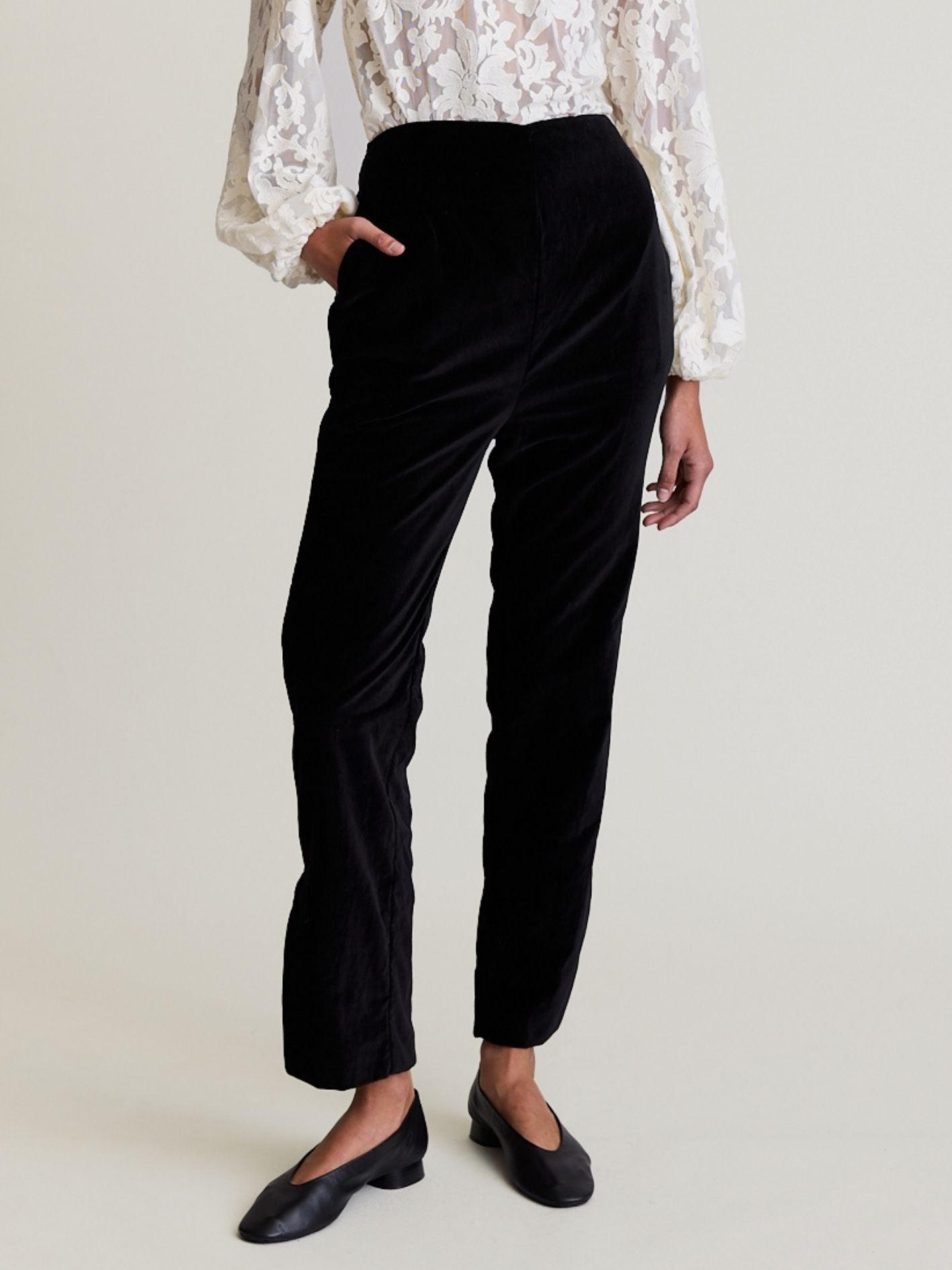 VELVET PANT ONYX