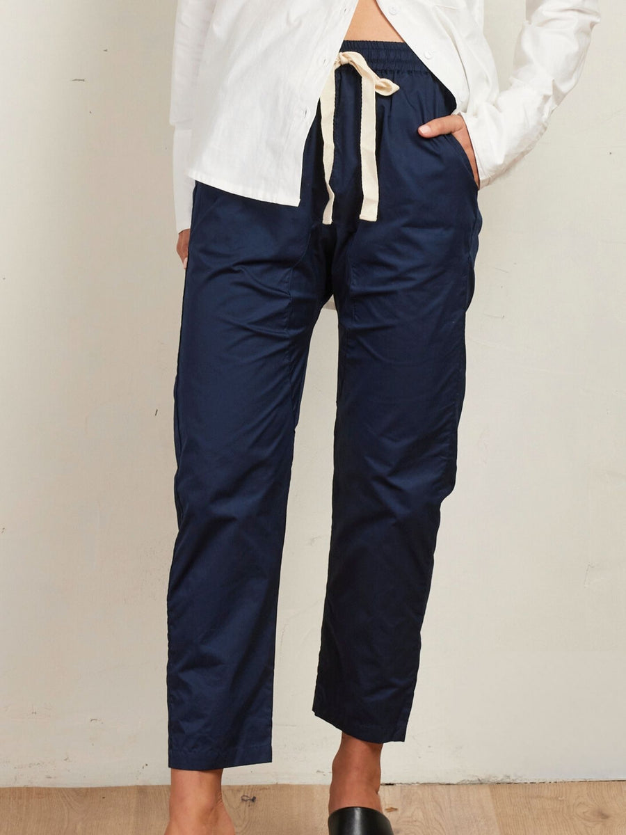 COTTON JOGGER PANT FRENCH NAVY