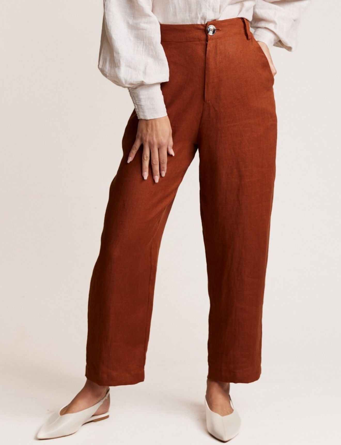 BUTTON PANT SIENNA