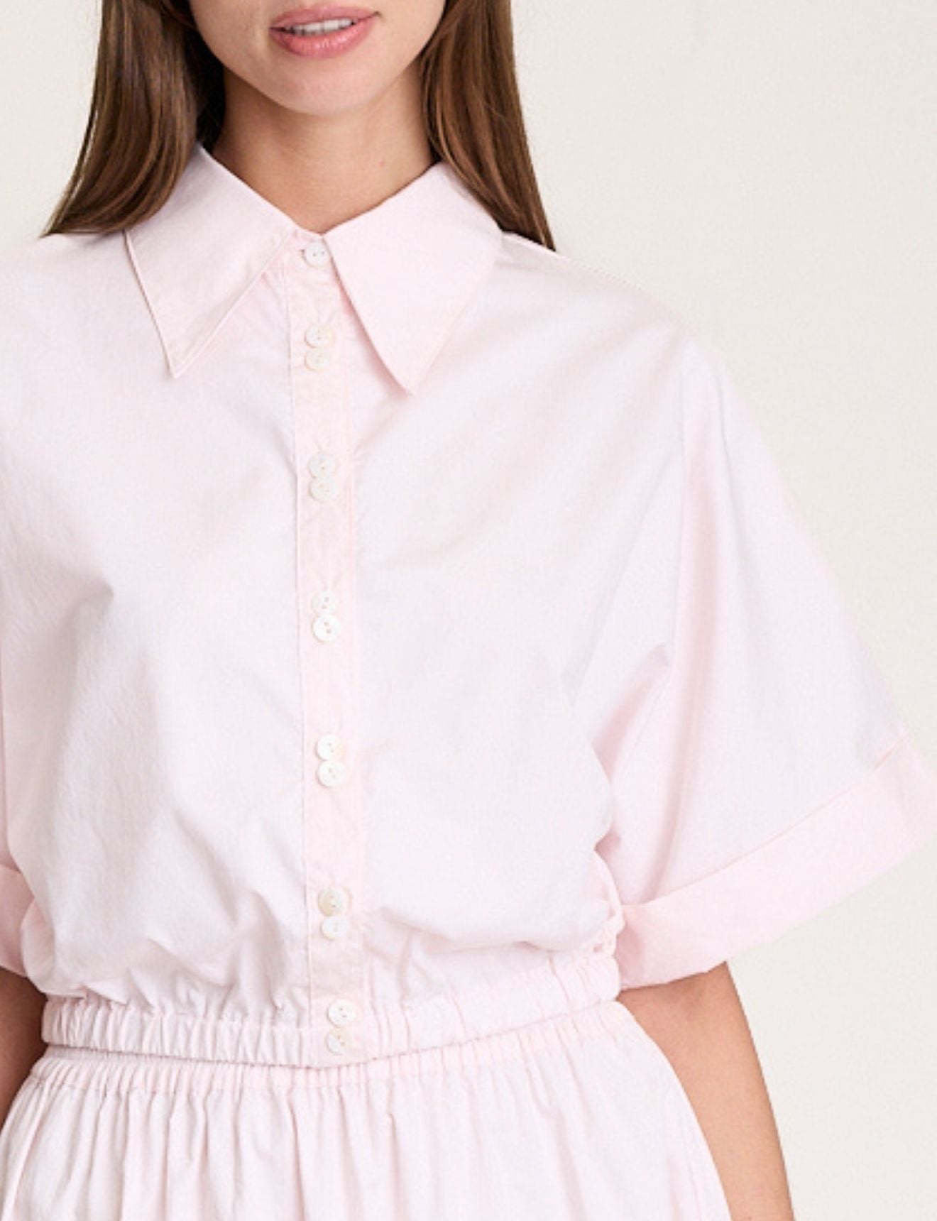 CROP CUFF SHIRT PETAL