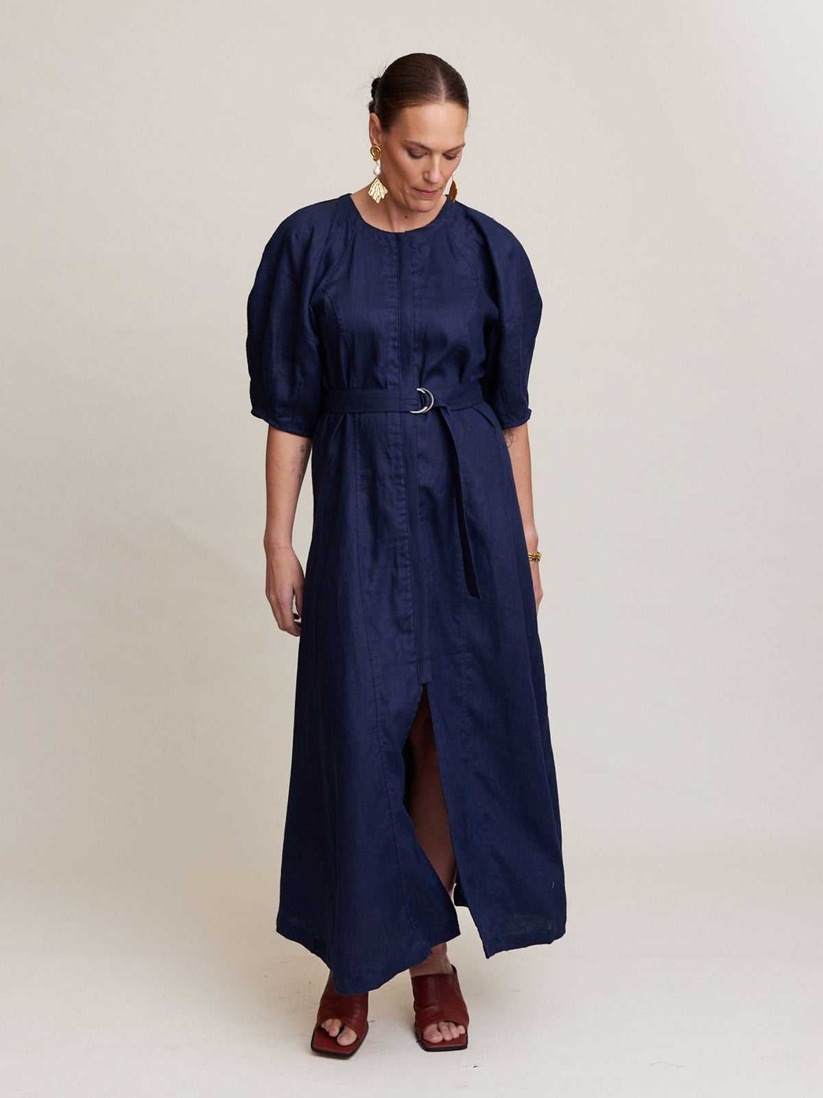 FRAME DRESS NAVY