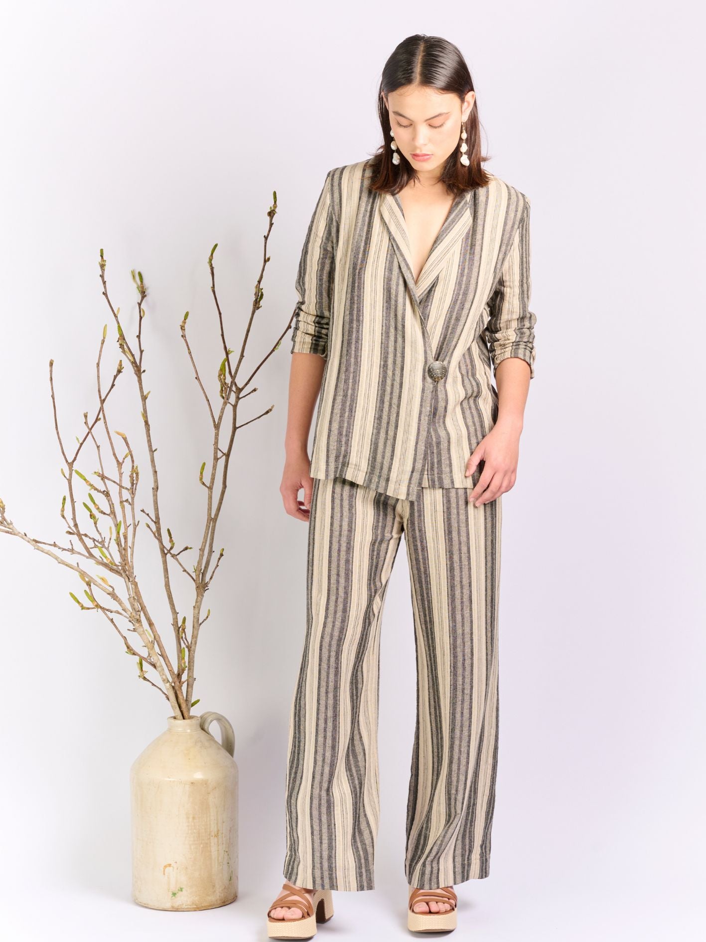 RELAXED PANT TUSCAN STRIPE