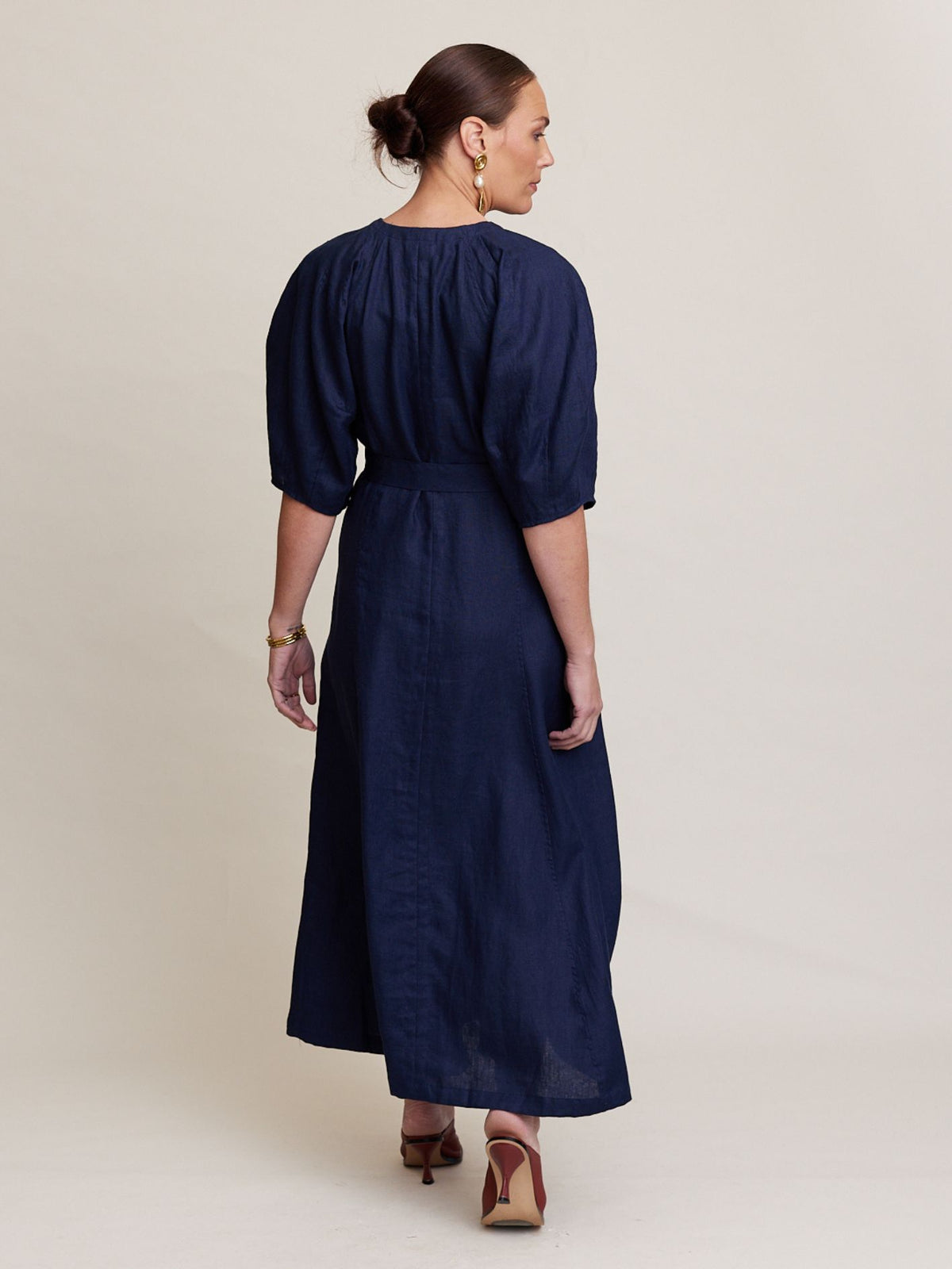 FRAME DRESS NAVY