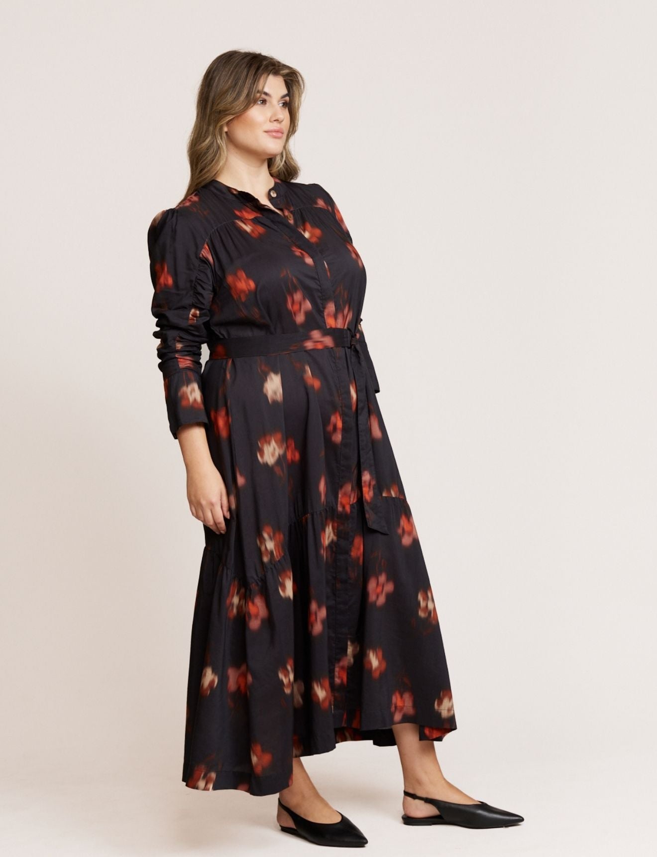 ABSTRACT BLOOMS DRESS
